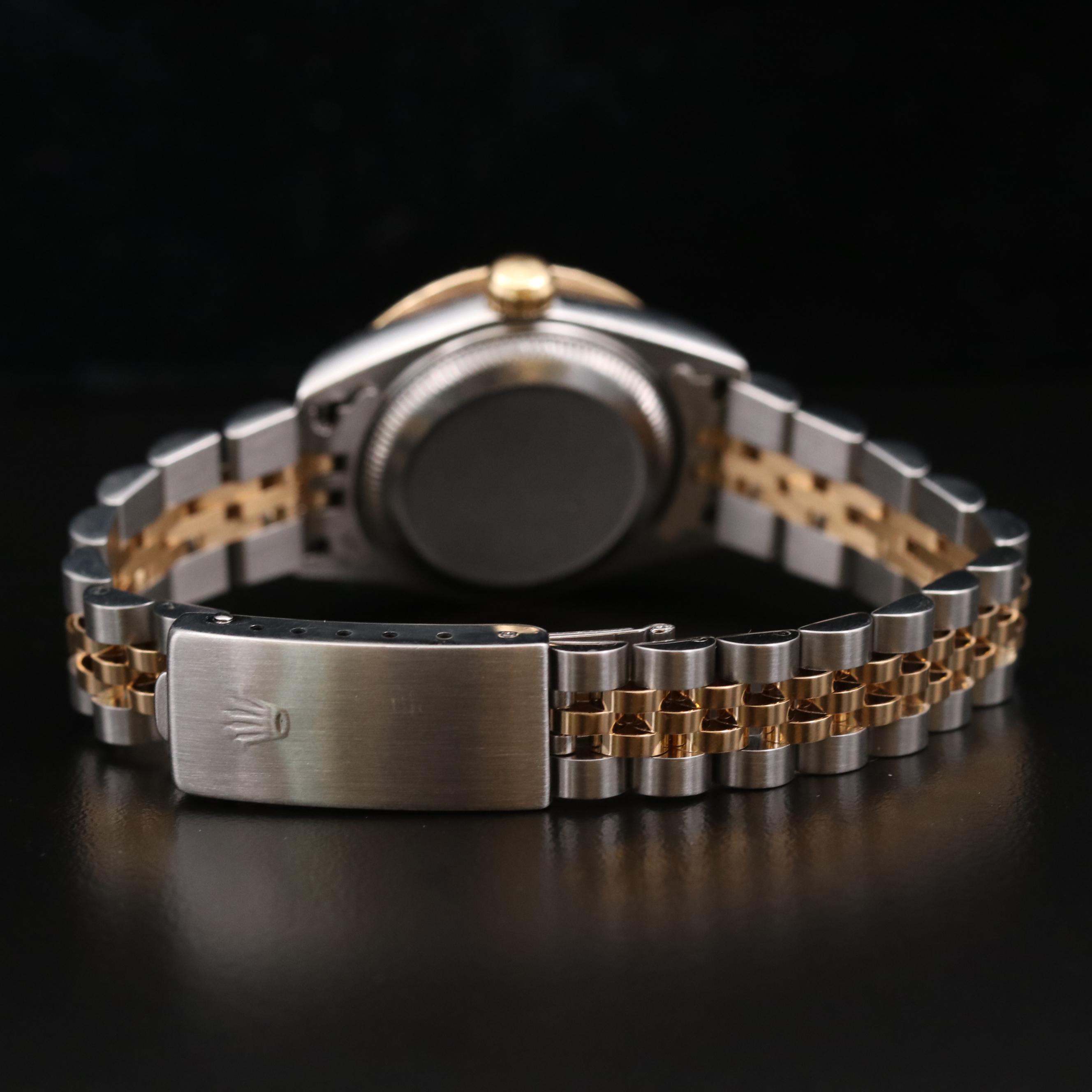 Rolex Datejust 18K Gold and Stainless Steel 1.57 CTW Diamond Watch, 1996