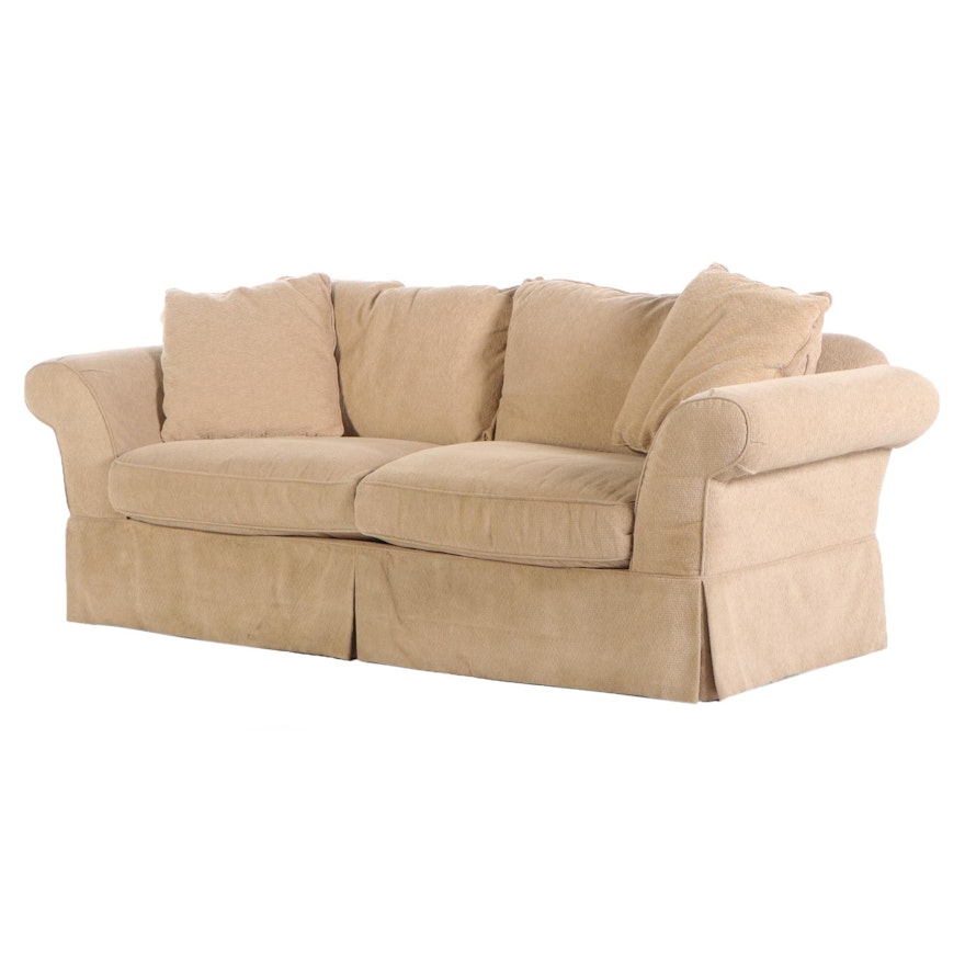 Southern Furniture Co. Upholstered Skirted Sofa for Arhaus