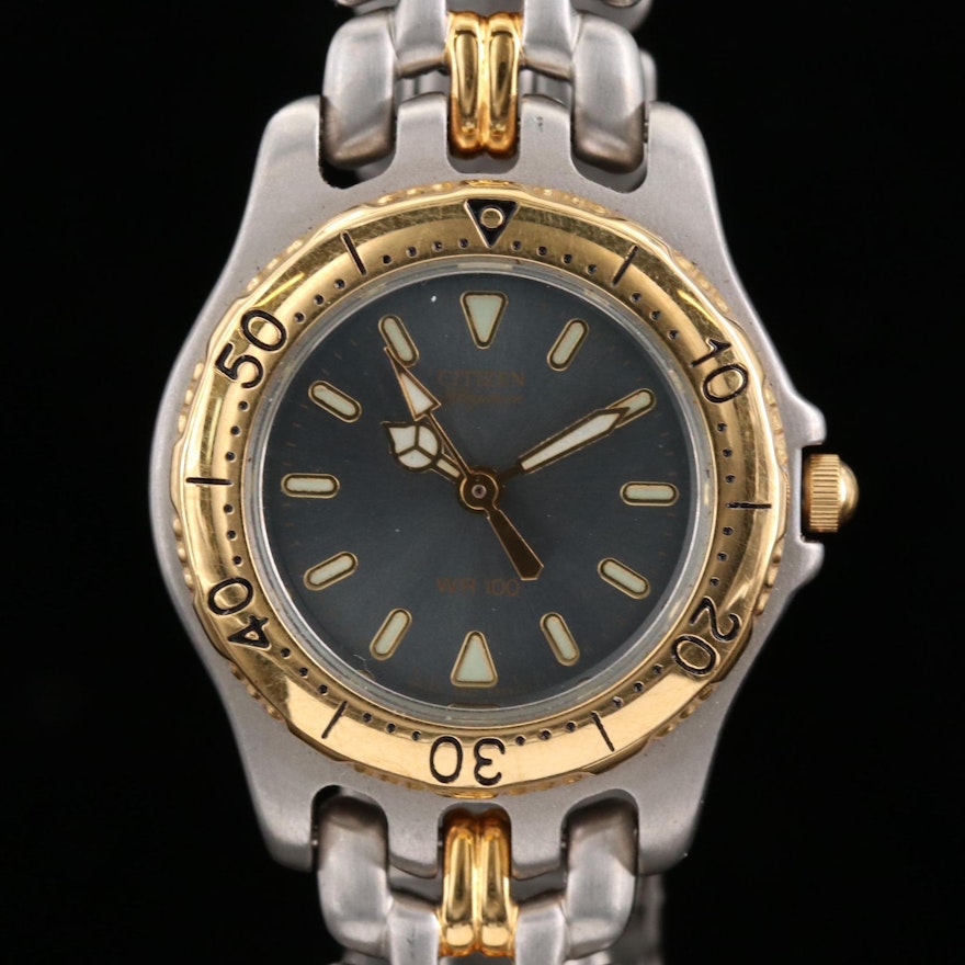 Citizen Elegance Two Tone Quartz Wristwatch