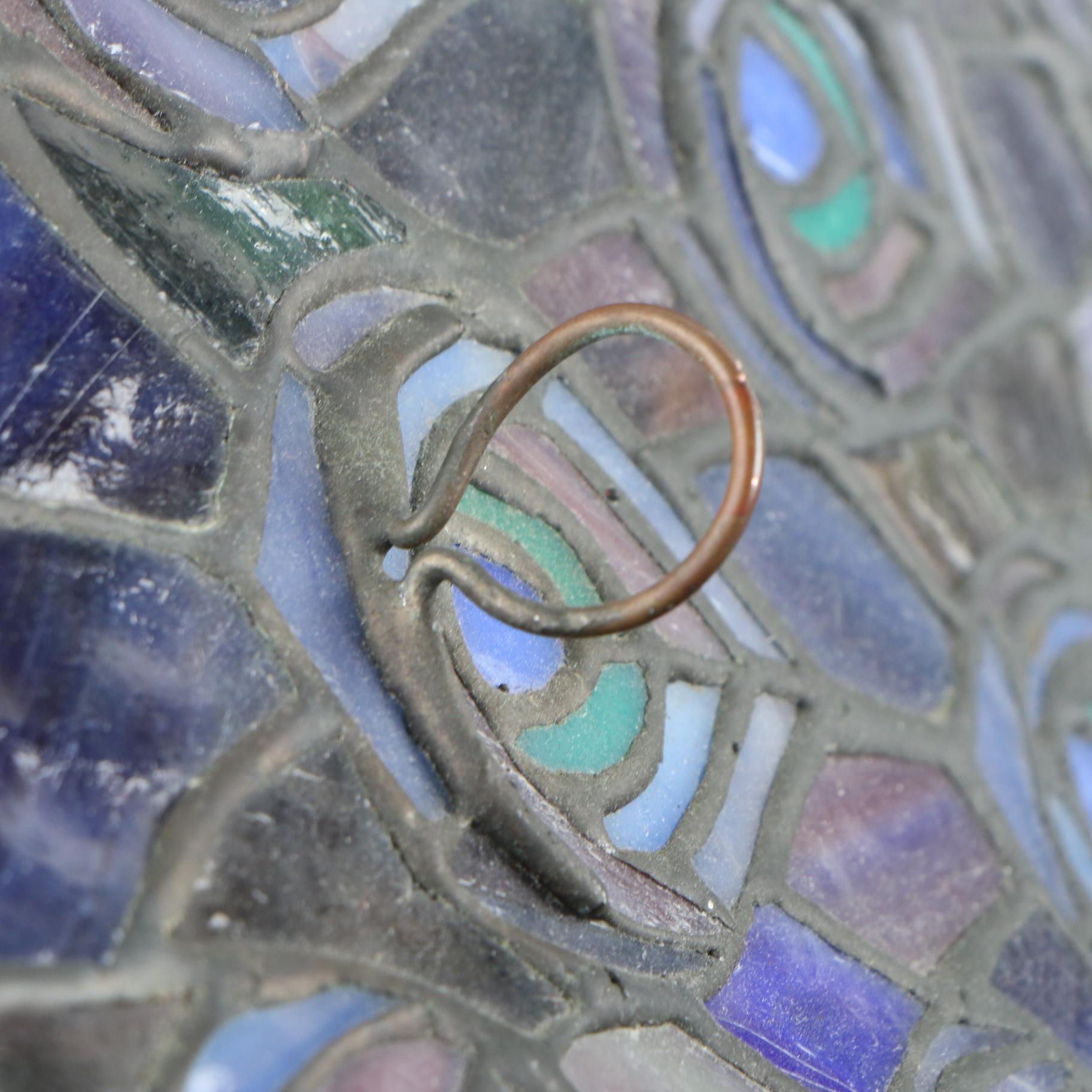 Quoizel Collectibles Tiffany Style Stained Glass Peacock Lampshade