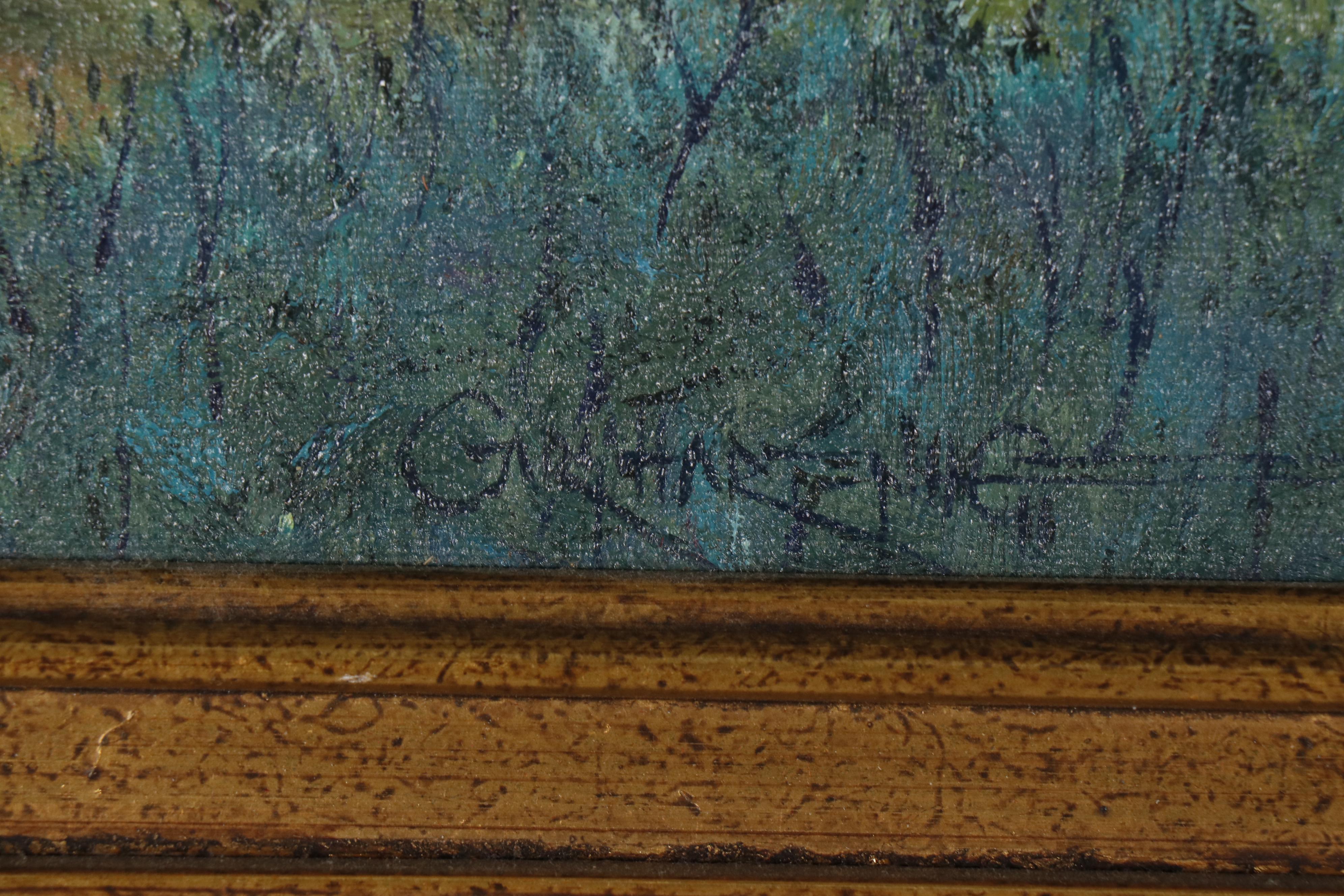 Gary Hartenhoff Oil Painting of a Farm Landscape