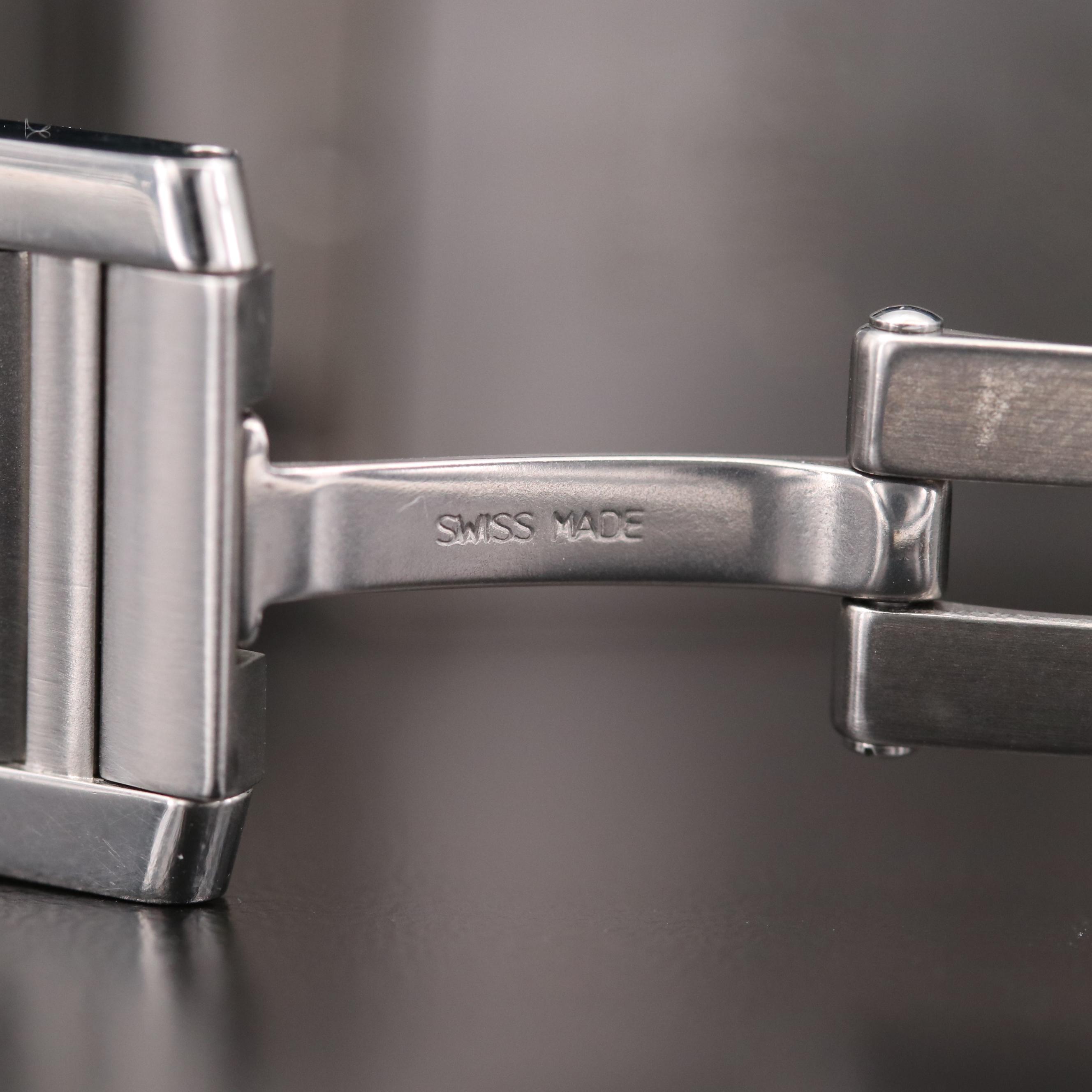 Cartier Tank Française Chronoflex Stainless Steel Quartz Watch