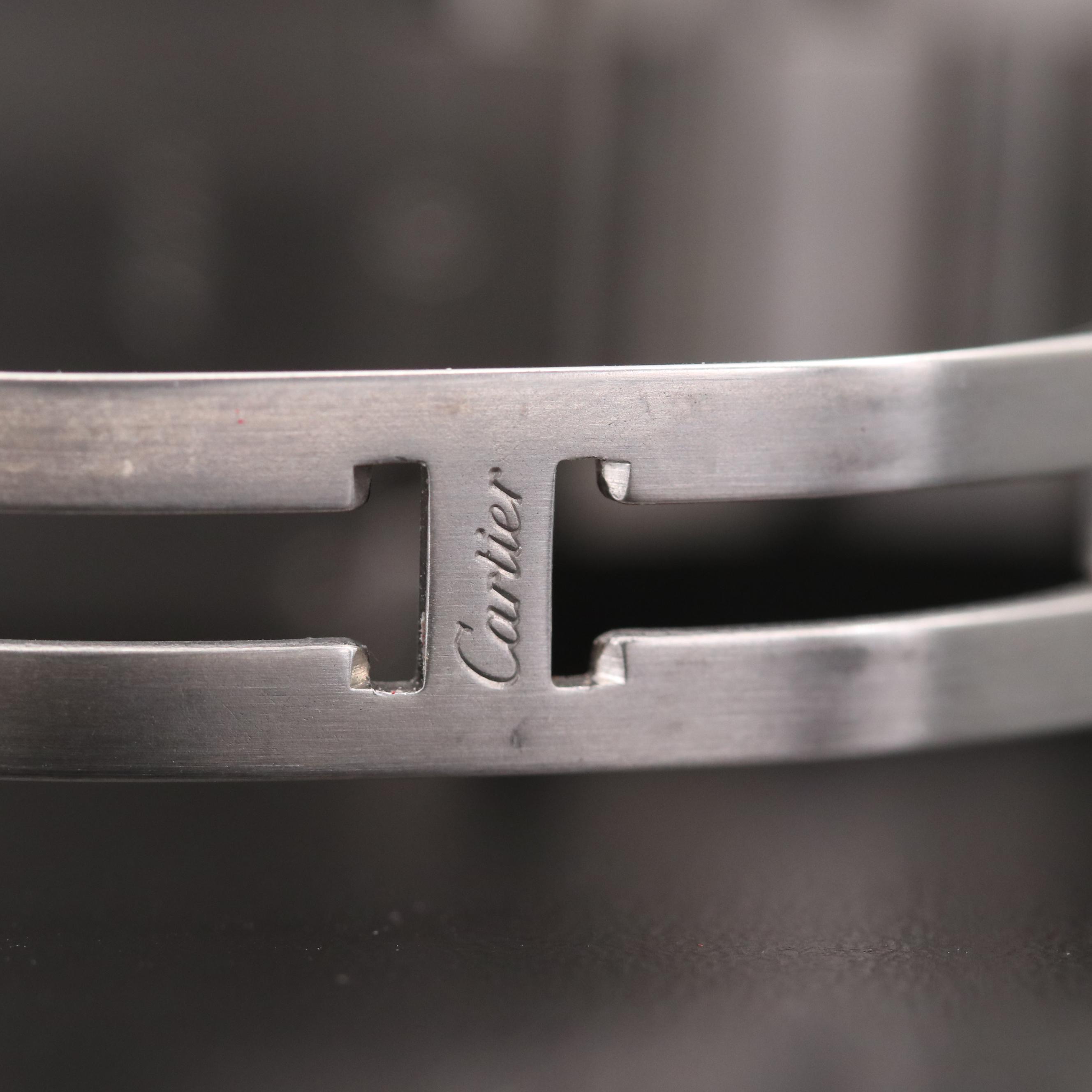 Cartier Tank Française Chronoflex Stainless Steel Quartz Watch