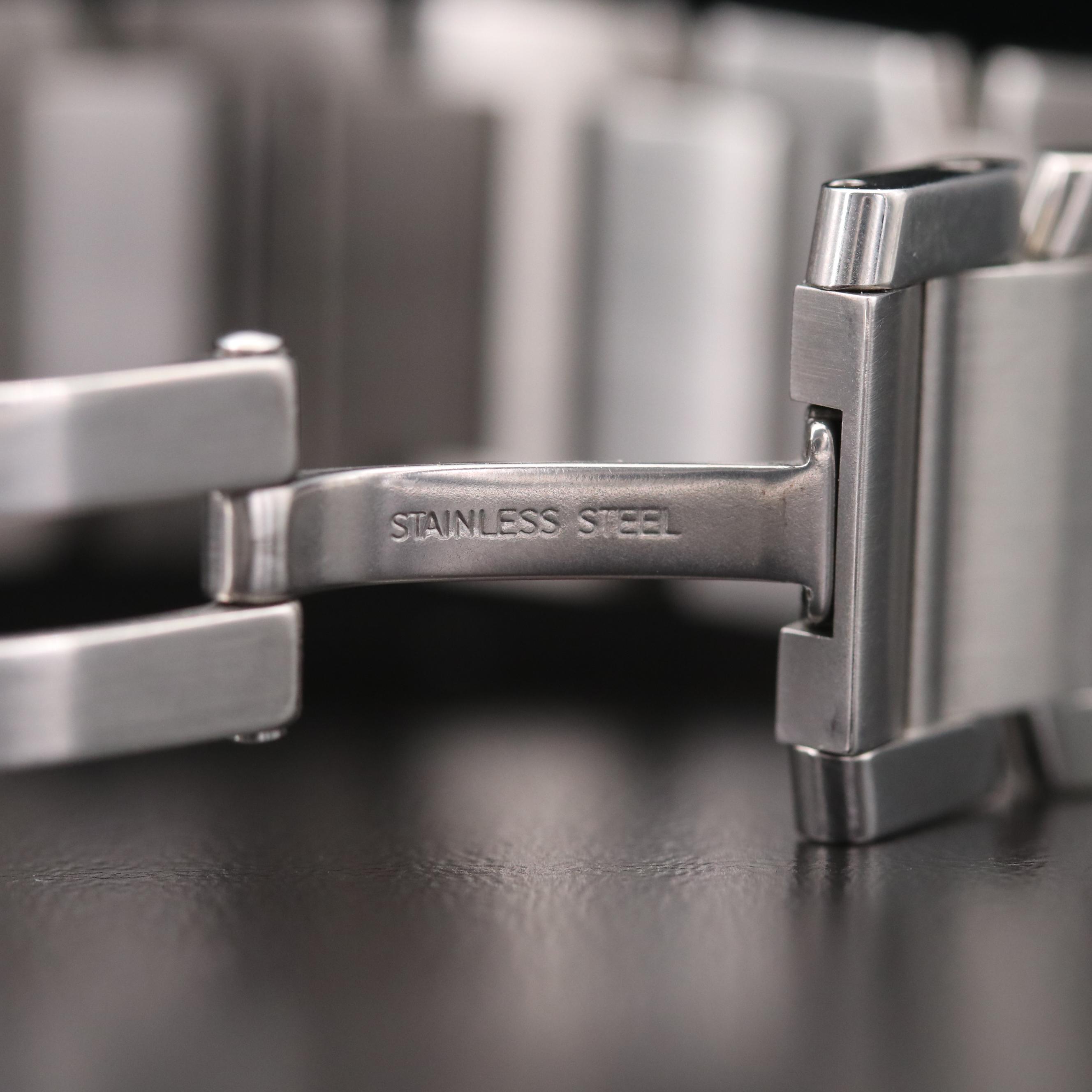 Cartier Tank Française Chronoflex Stainless Steel Quartz Watch