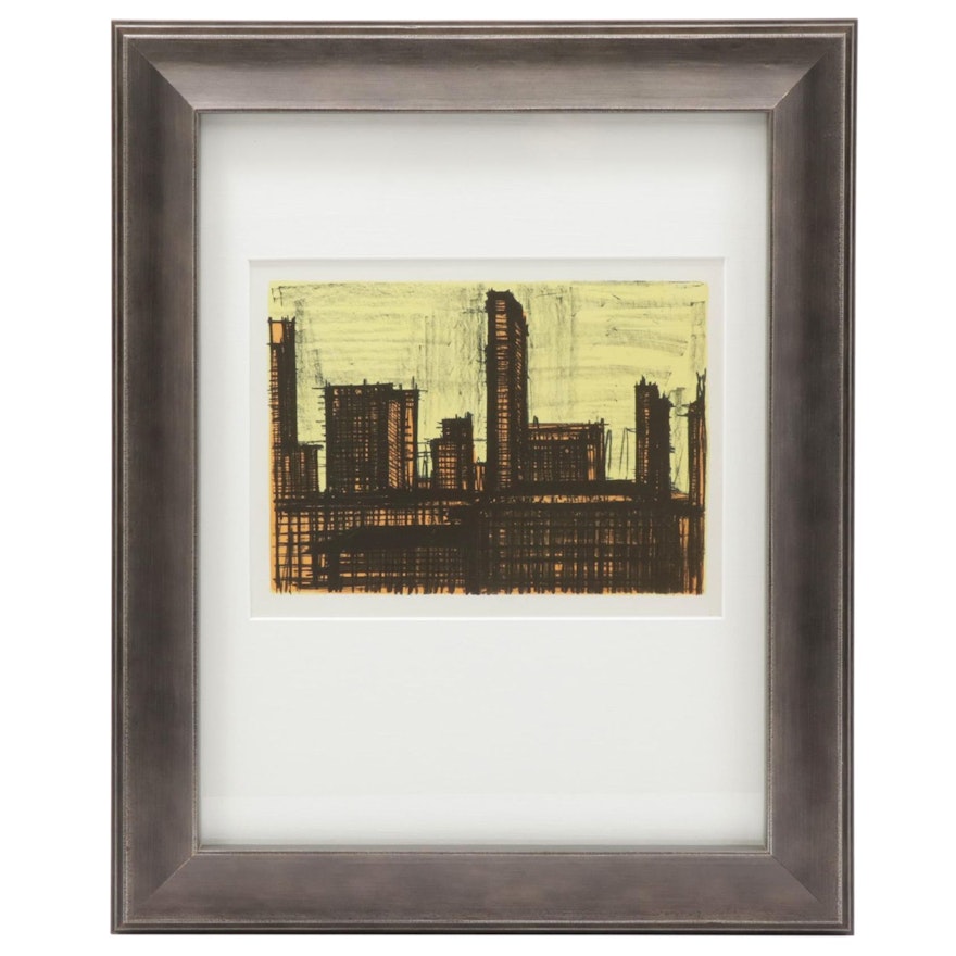 Color Lithograph after Bernard Buffet "New York #10," 1967