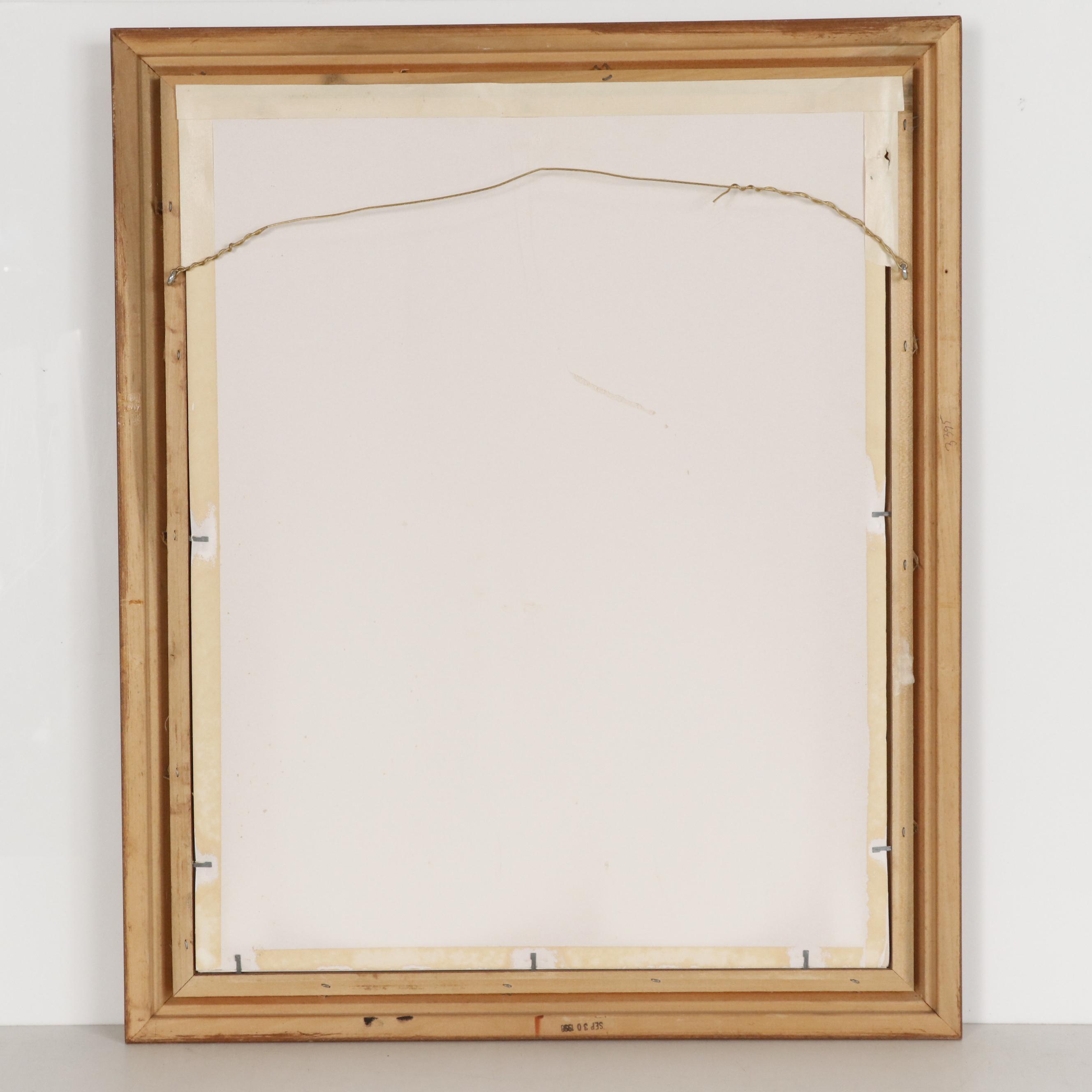 Secretariat 1973 Triple Crown Lithograph, Signed and Framed