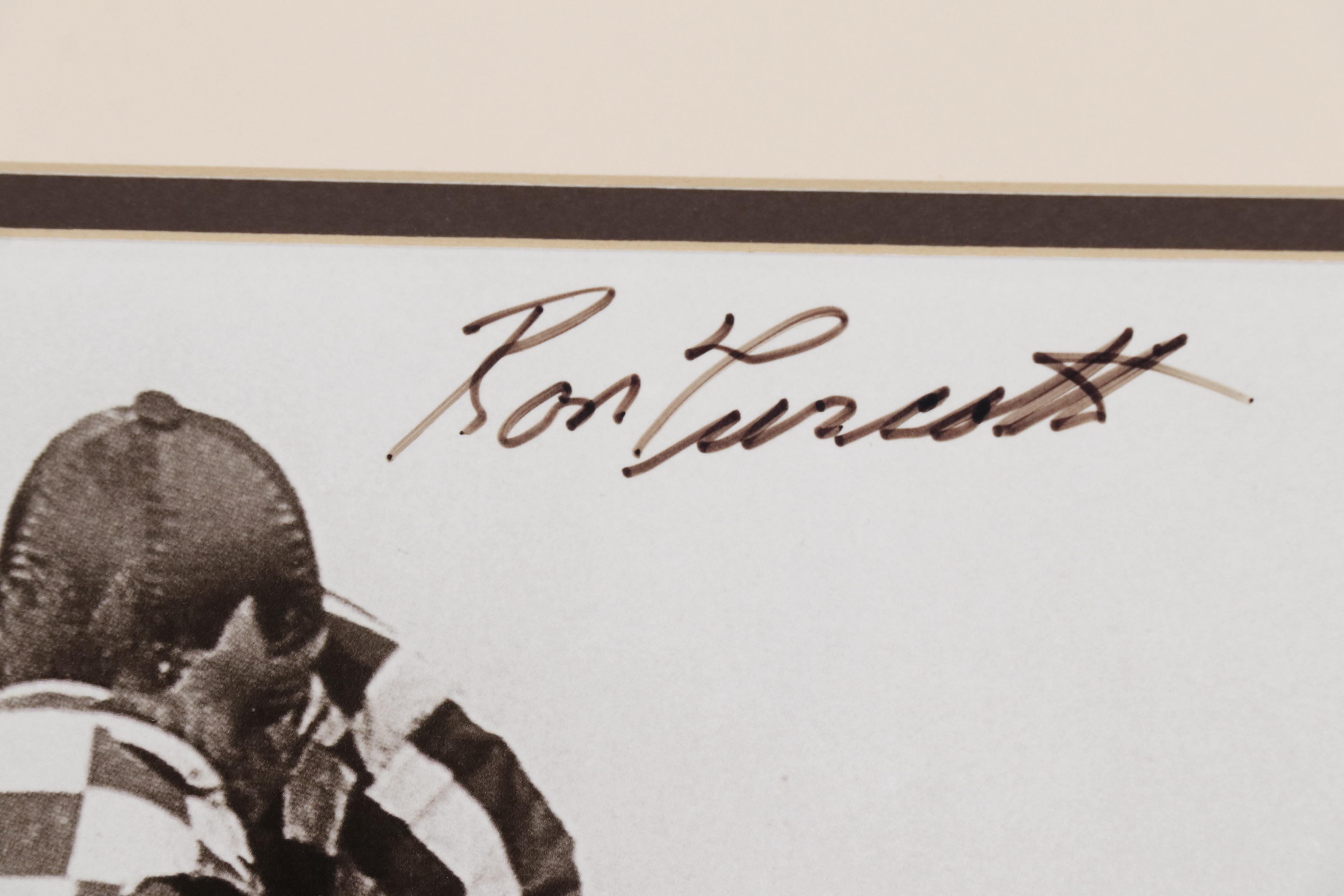 Ron Turcotte Signed Secretariat Photo Print