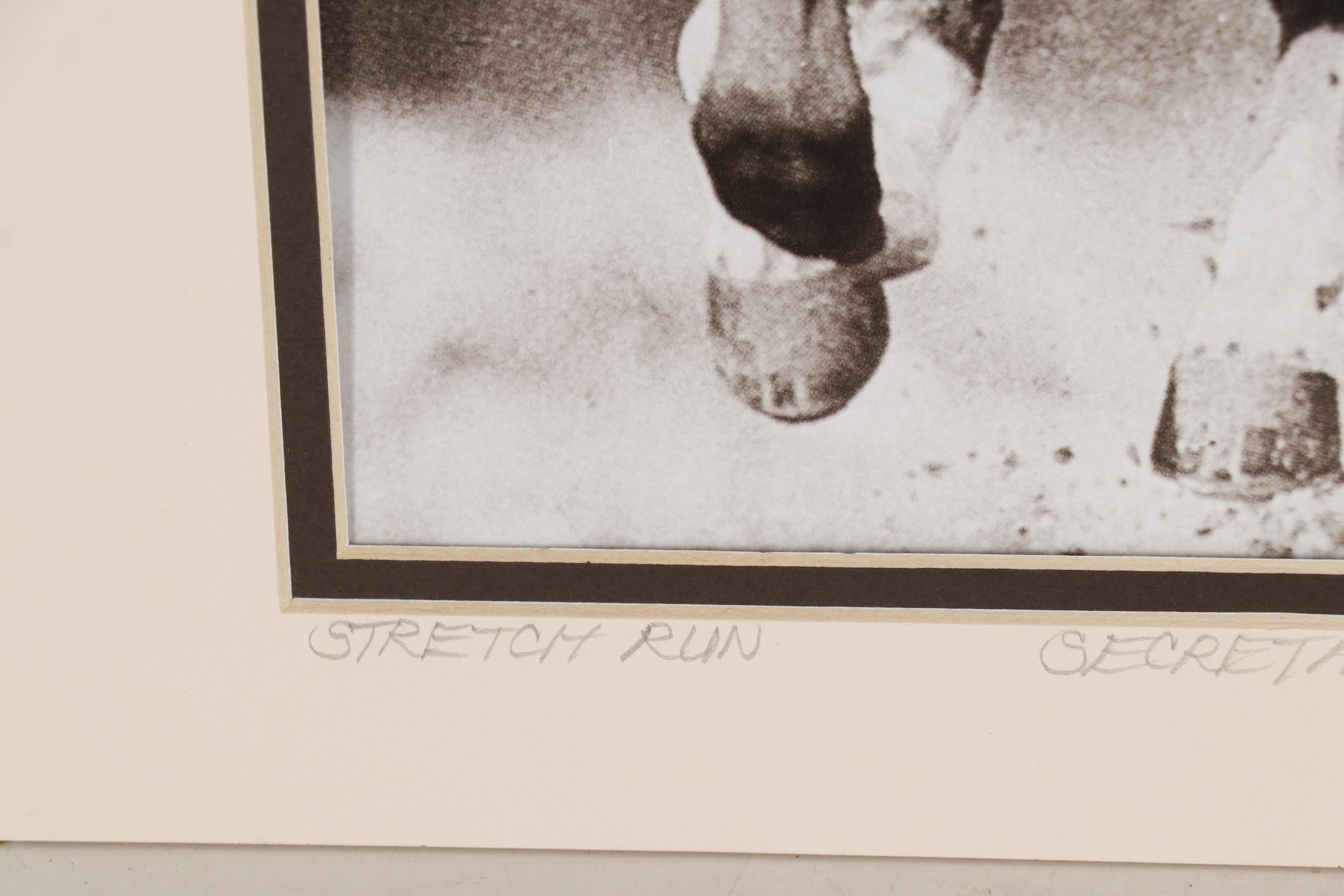 Ron Turcotte Signed Secretariat Photo Print