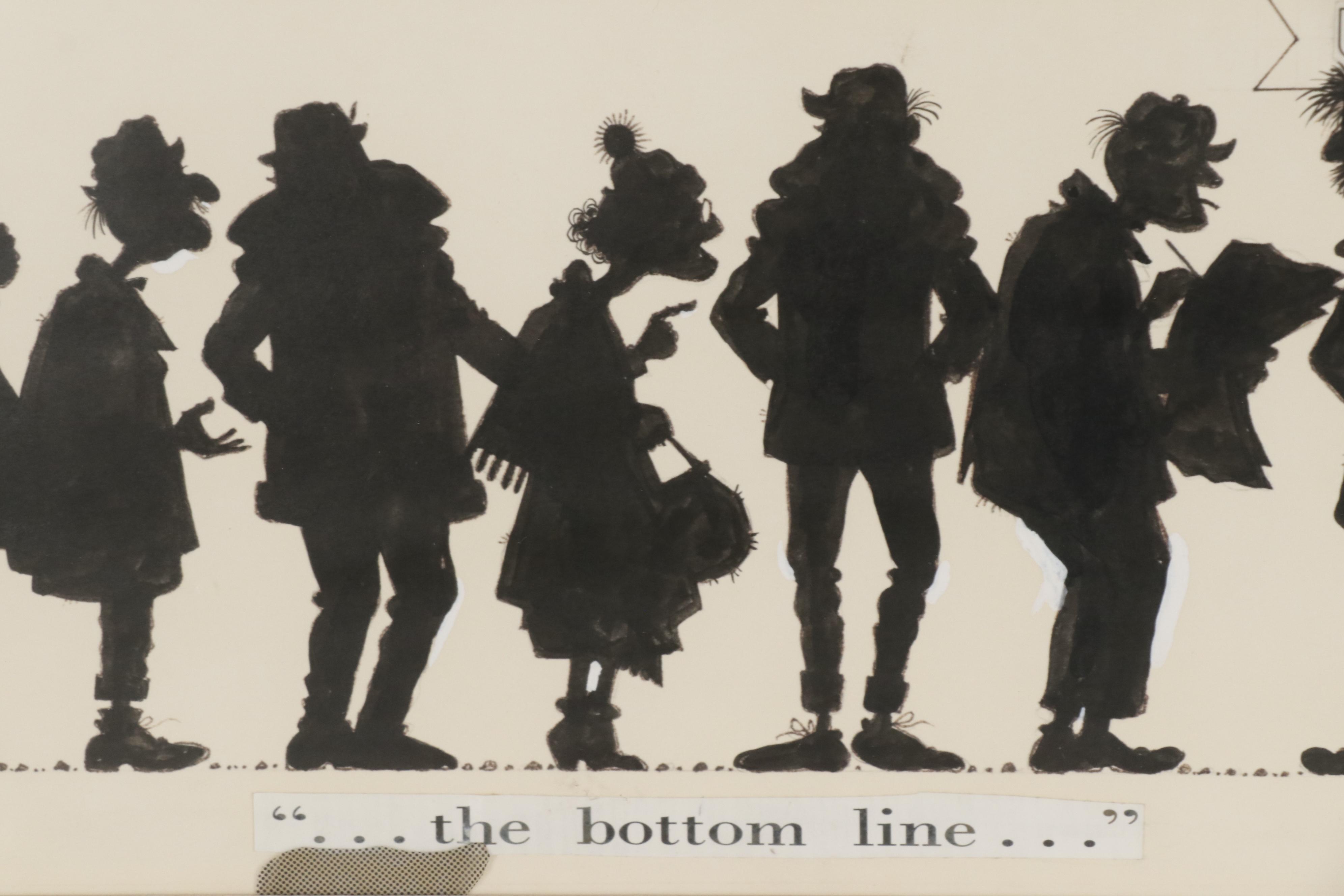 Hugh Haynie Political Cartoon Drawing of Ronald Reagan