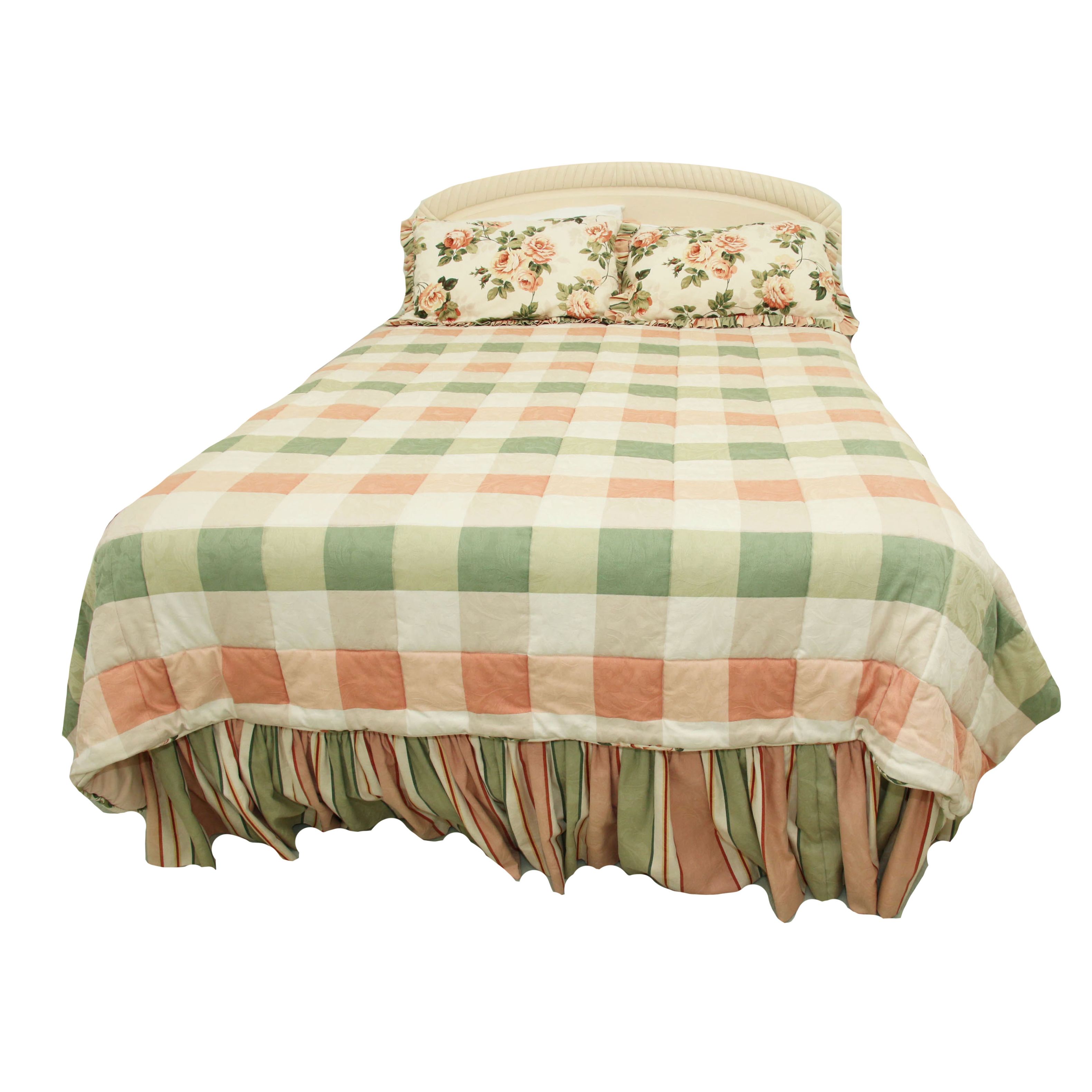 Leggett & Platt Queen Adjustable Platform Bed with Century Frame & Nightstand