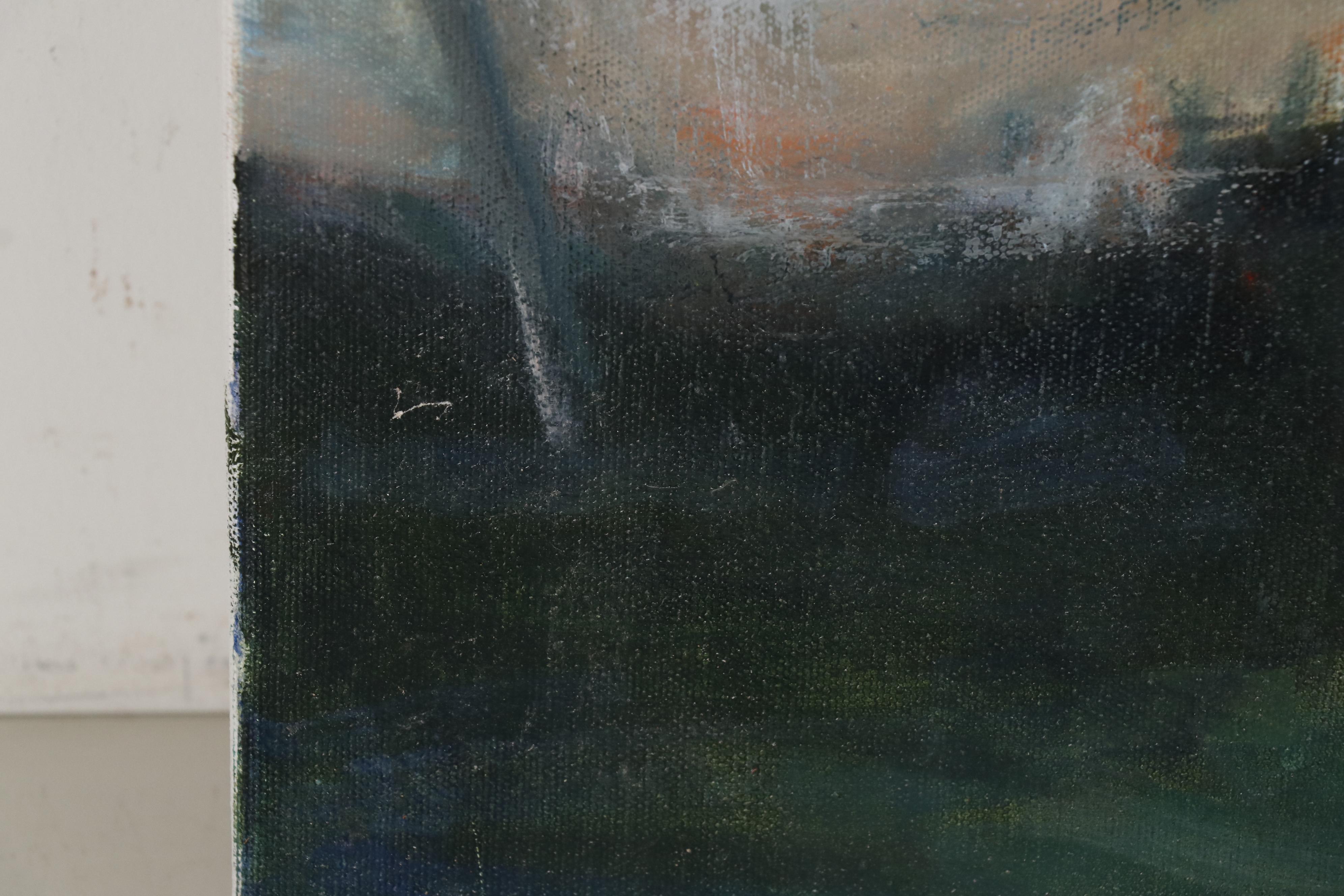 Landscape Oil Painting of Lake Scene