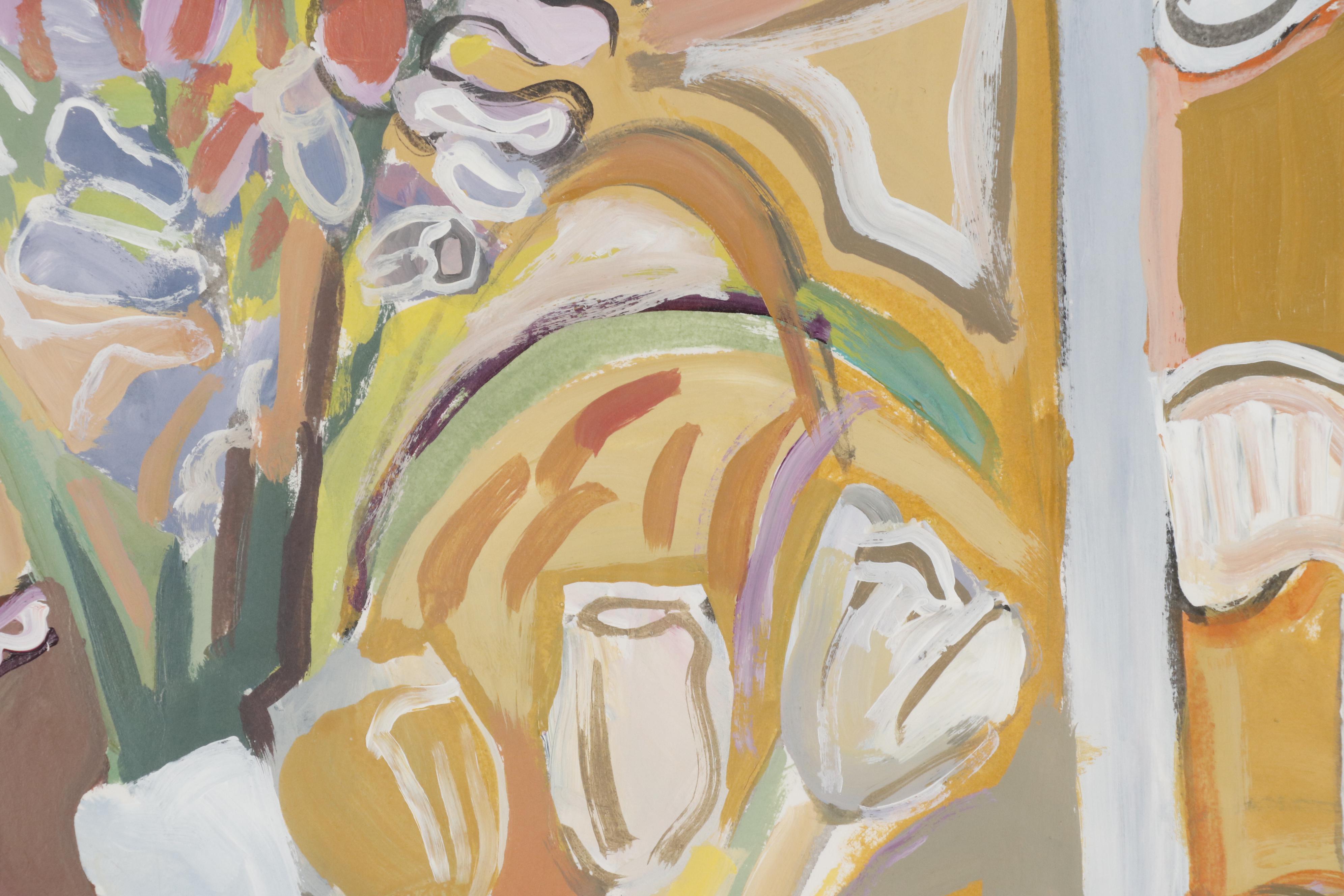 Amy Giust Acrylic Painting "Sitting Pretty"