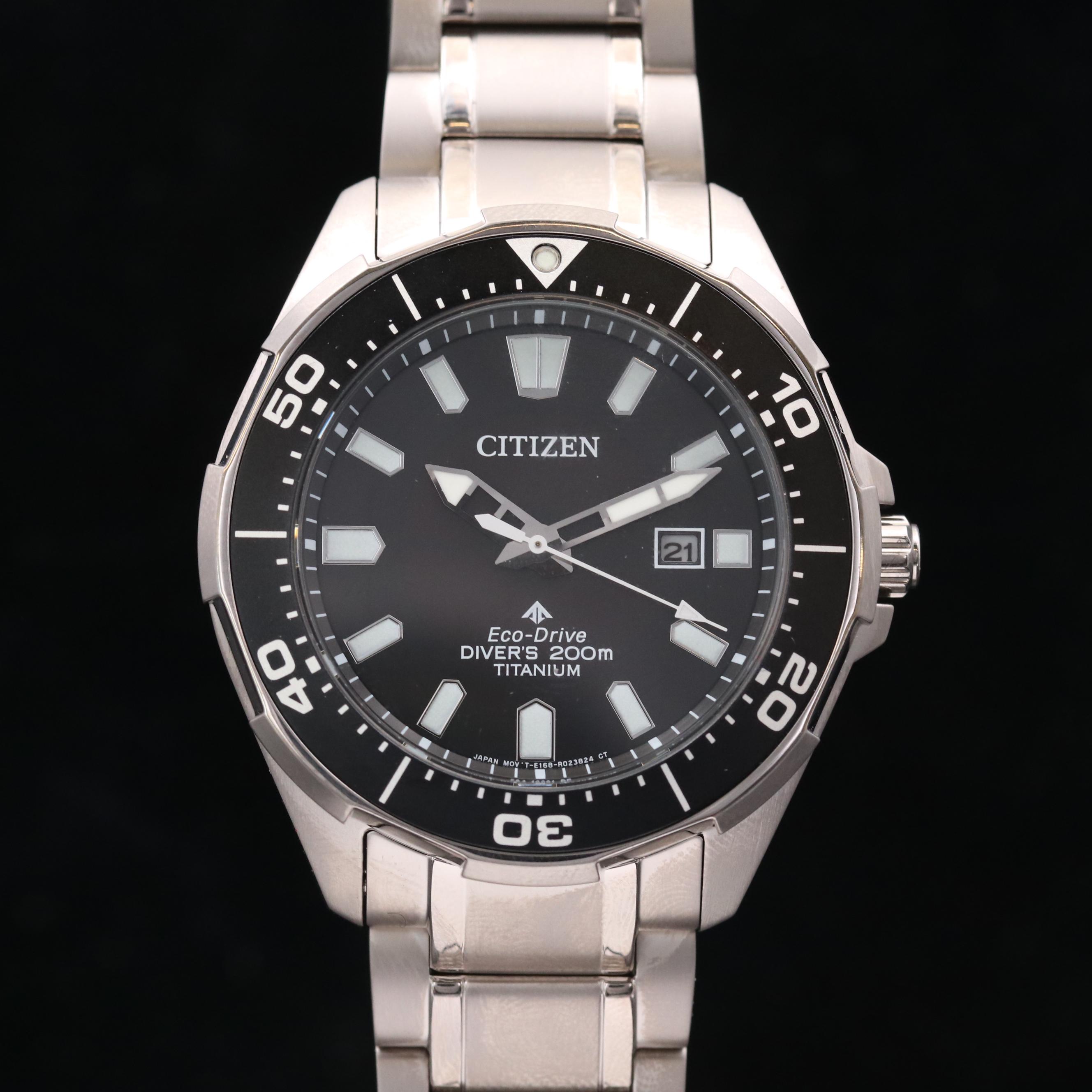 Citizen Eco-Drive Promaster Diver Titanium Watch