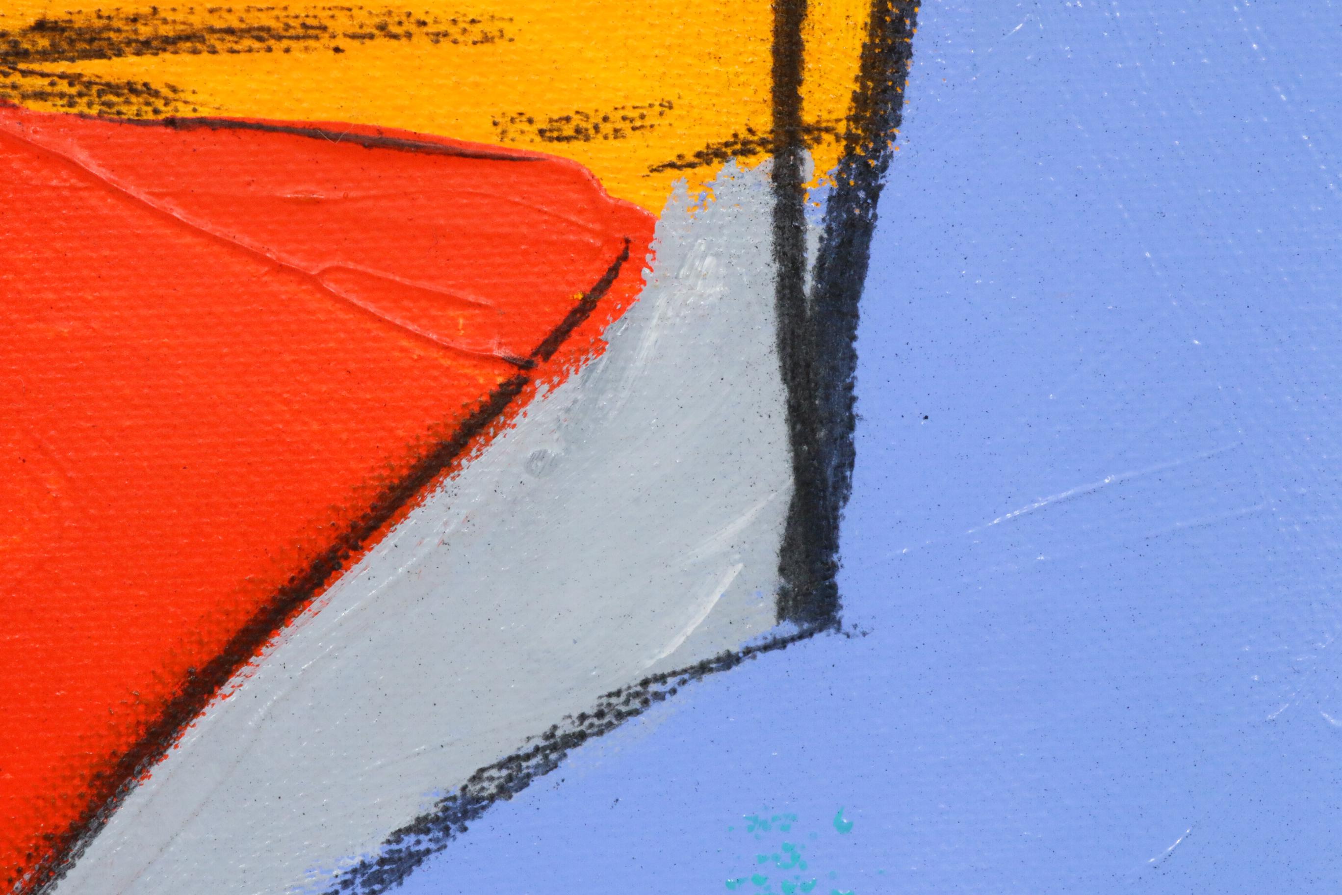 Milagros Pongo Abstract Mixed Media Painting