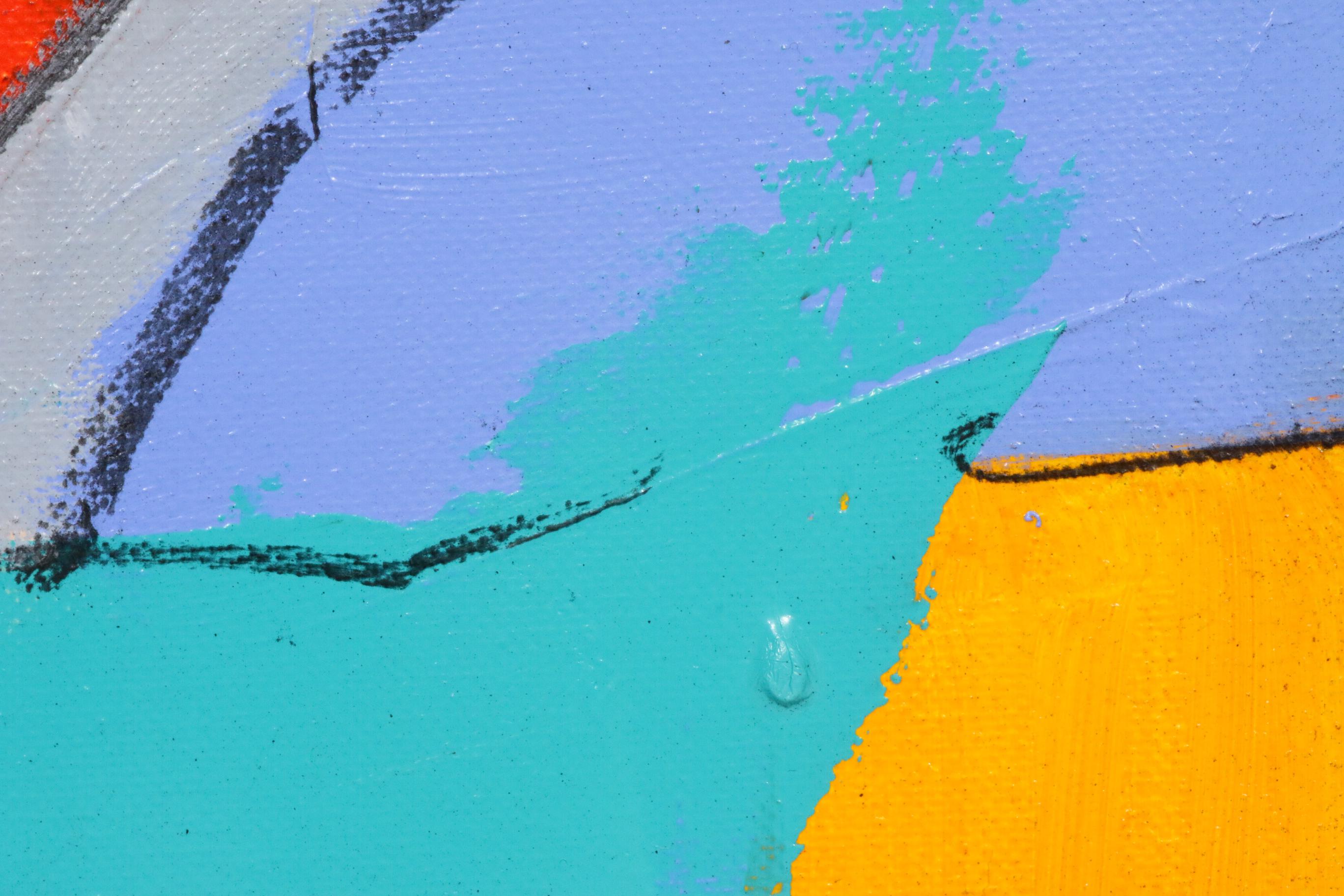 Milagros Pongo Abstract Mixed Media Painting