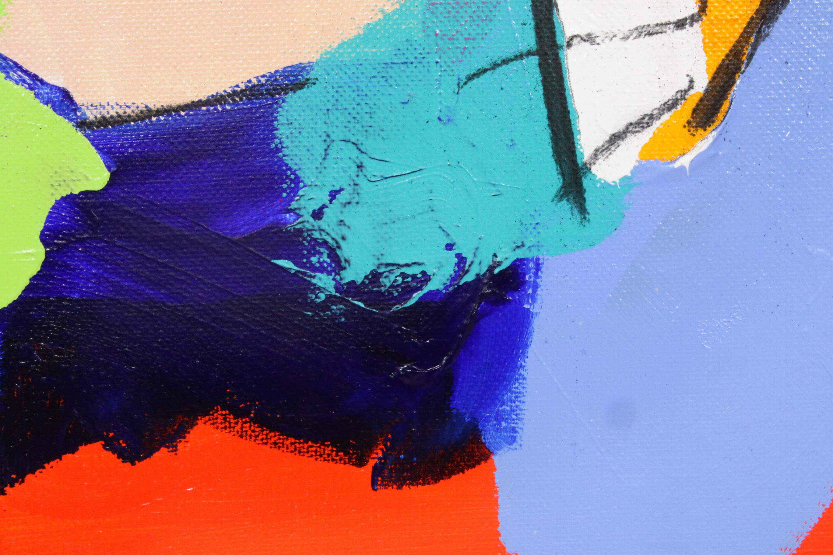 Milagros Pongo Abstract Mixed Media Painting