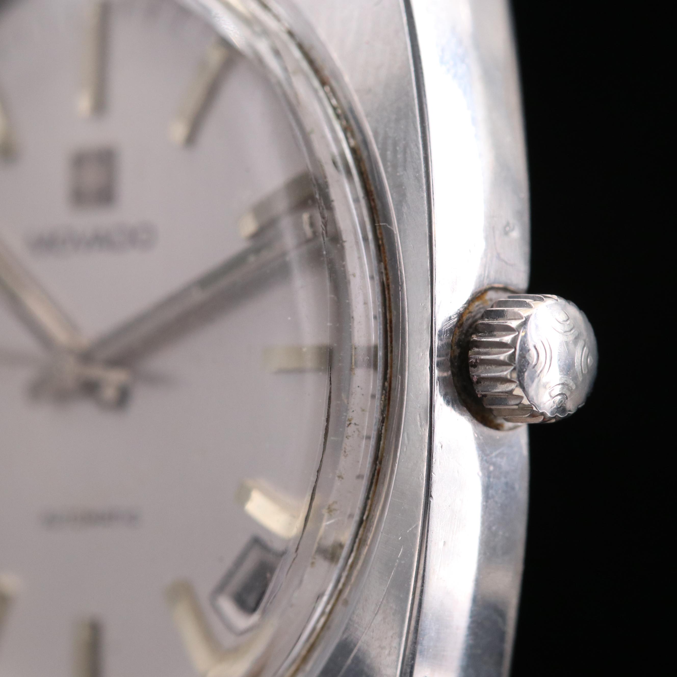 Vintage Movado/Zenith Surf Stainless Steel Automatic Watch