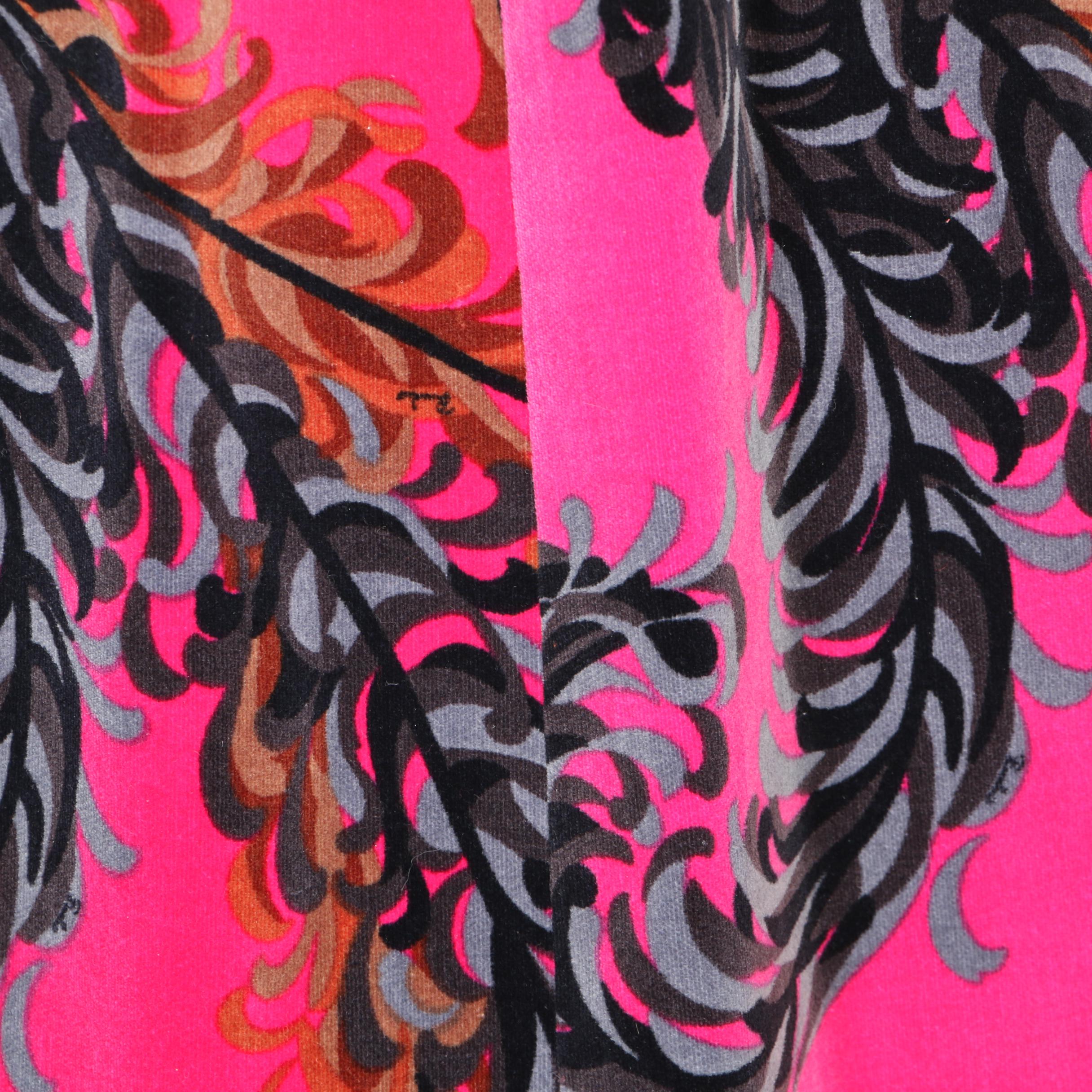 Emilio Pucci for Saks Fifth Avenue Wool and Velvet Separates, 1960s Vintage