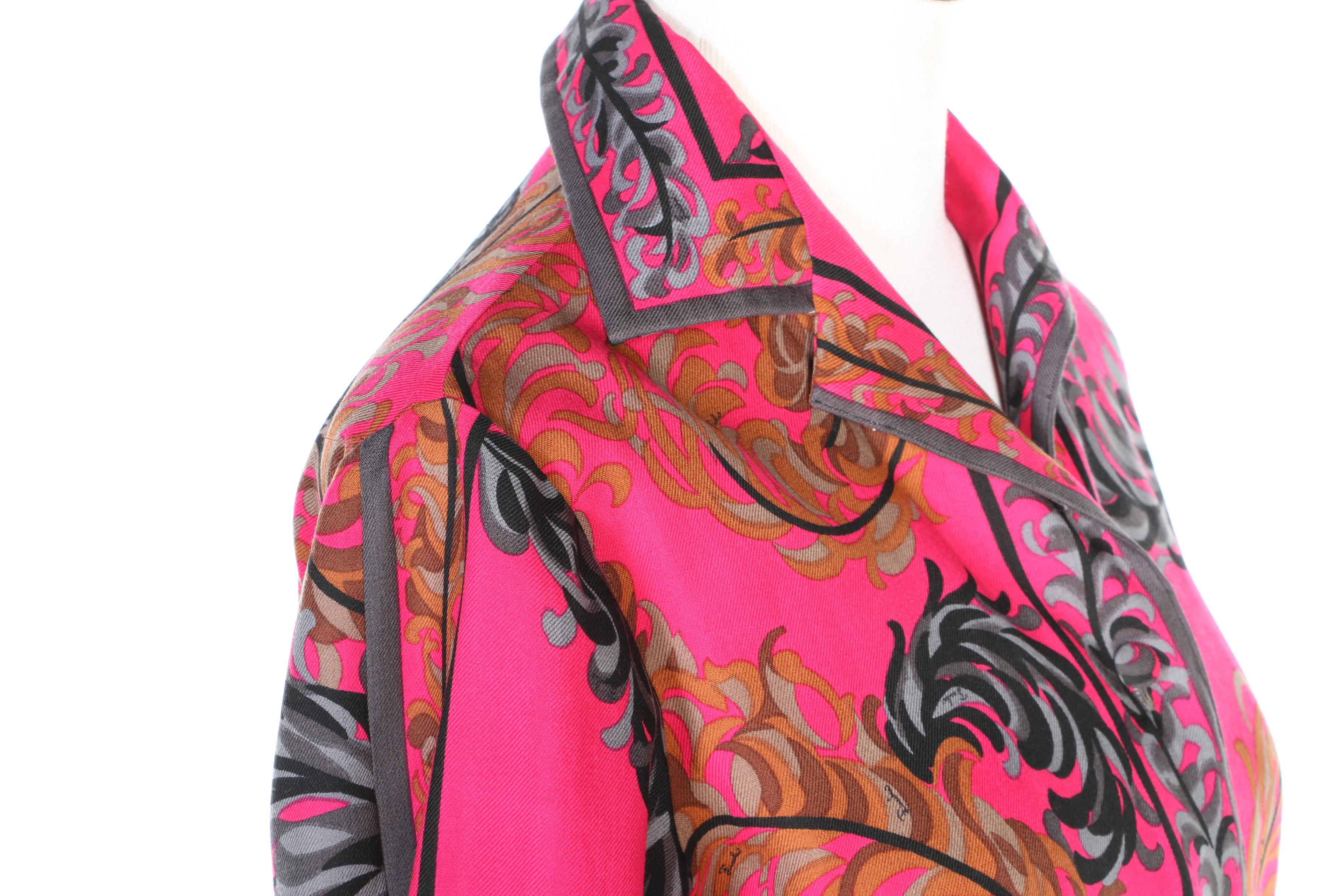 Emilio Pucci for Saks Fifth Avenue Wool and Velvet Separates, 1960s Vintage