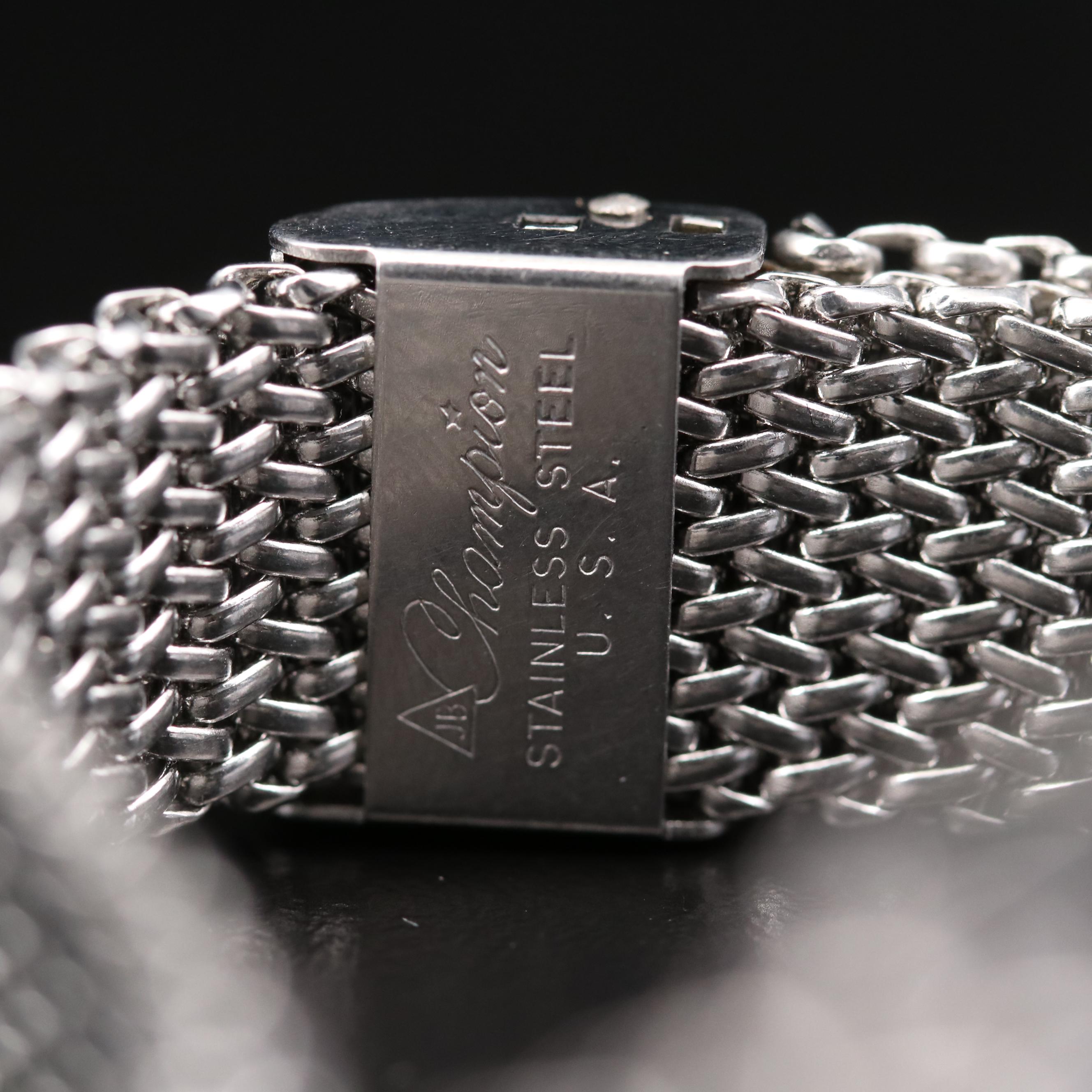 Vintage Wittnauer Calendar Stainless Steel Automatic Watch