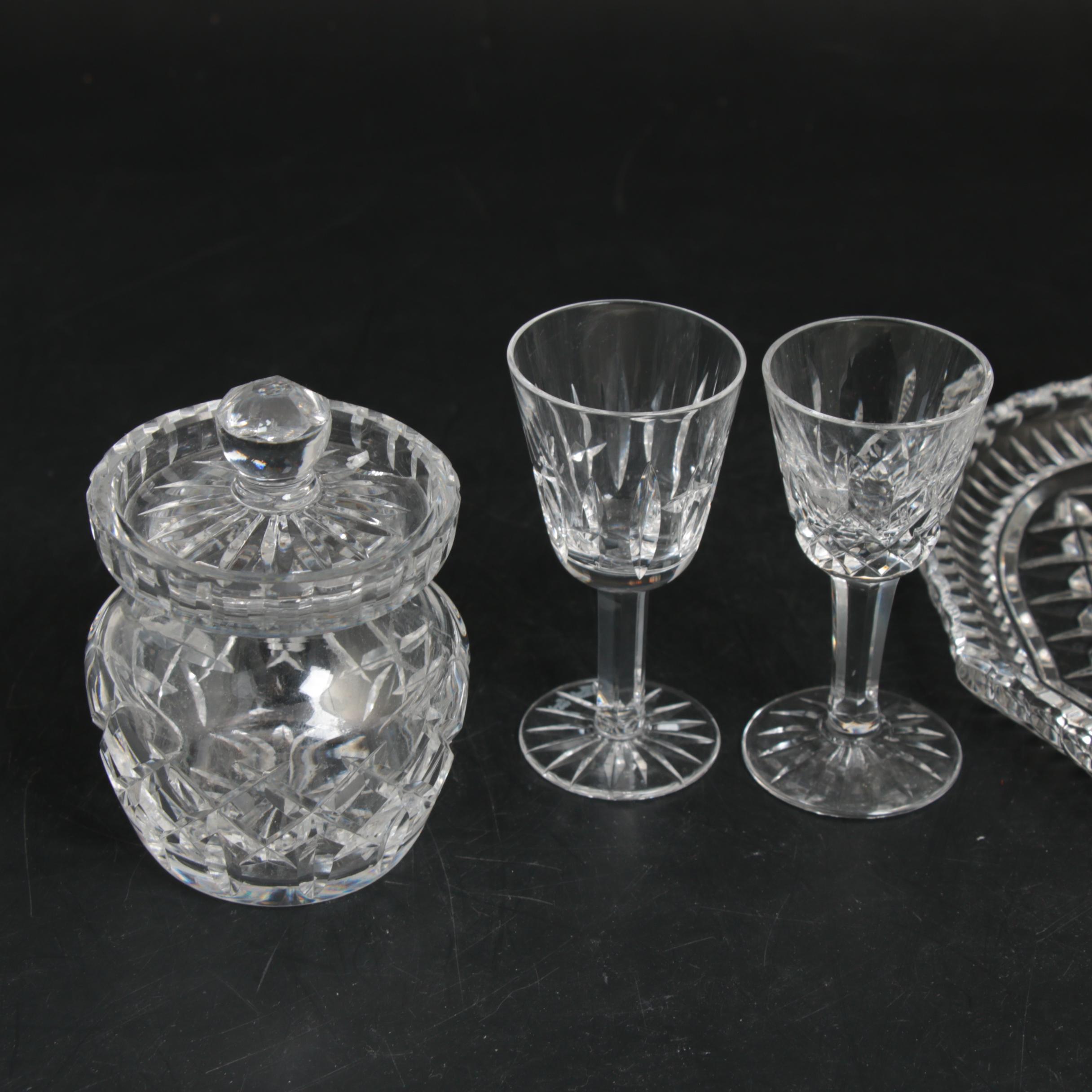 Waterford Crystal "Colleen" Stemware with Waterford Serveware