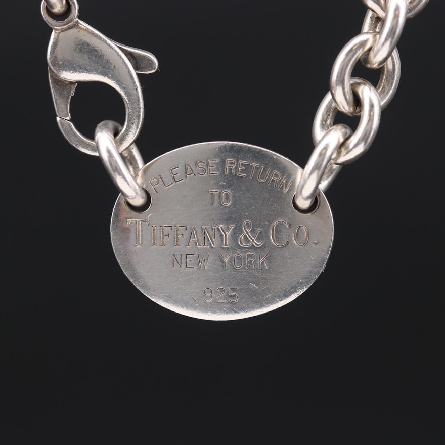 Tiffany & Co. Sterling "Return to Tiffany" Necklace