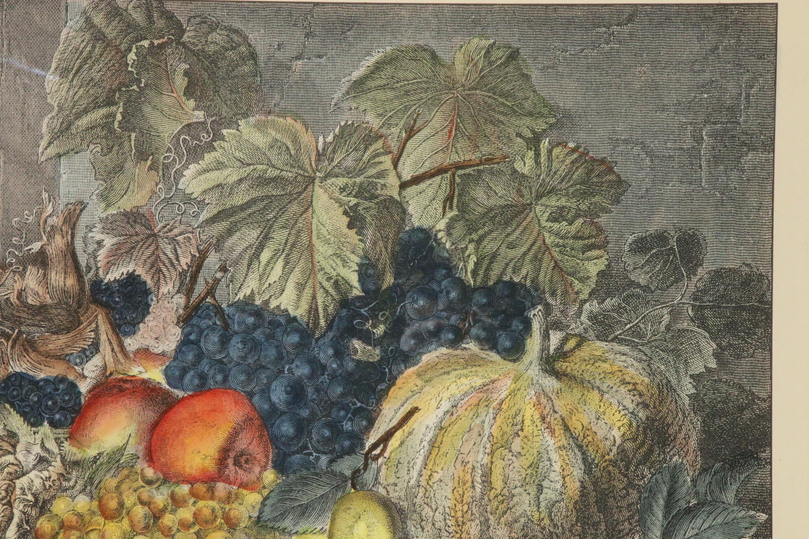 Hand-Colored Engraving after George Lance "The Summer Gift," 20th Century