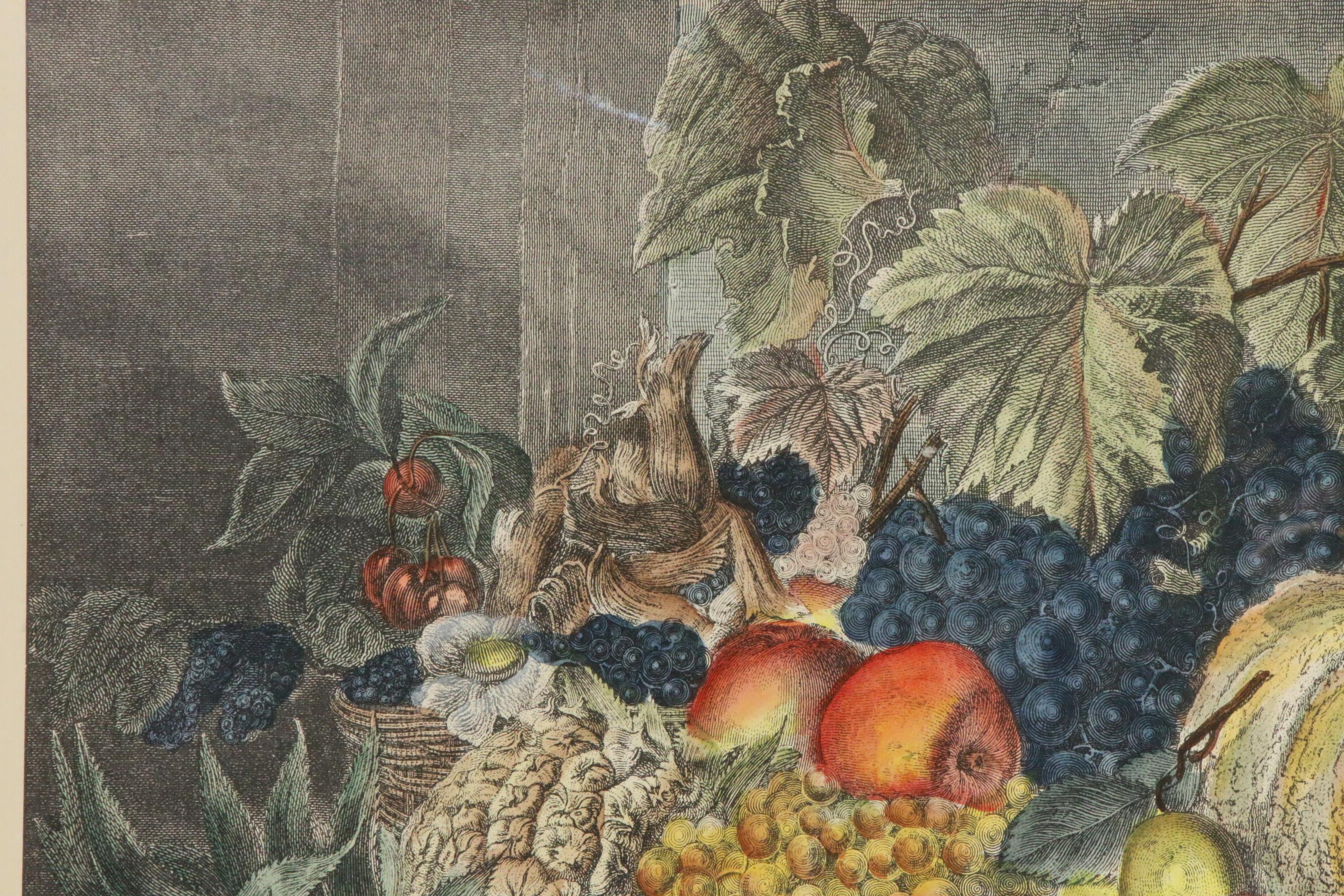 Hand-Colored Engraving after George Lance "The Summer Gift," 20th Century