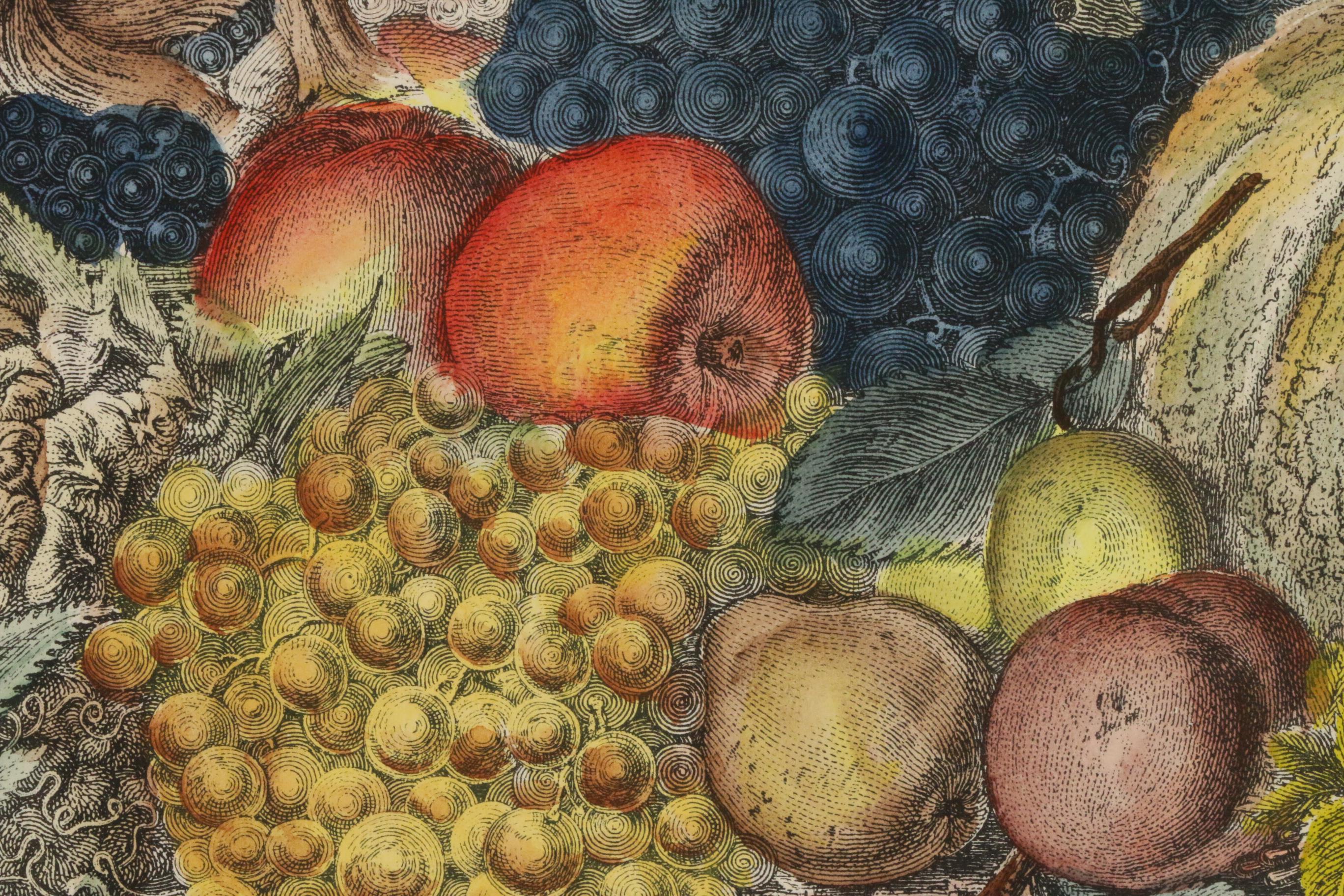 Hand-Colored Engraving after George Lance "The Summer Gift," 20th Century