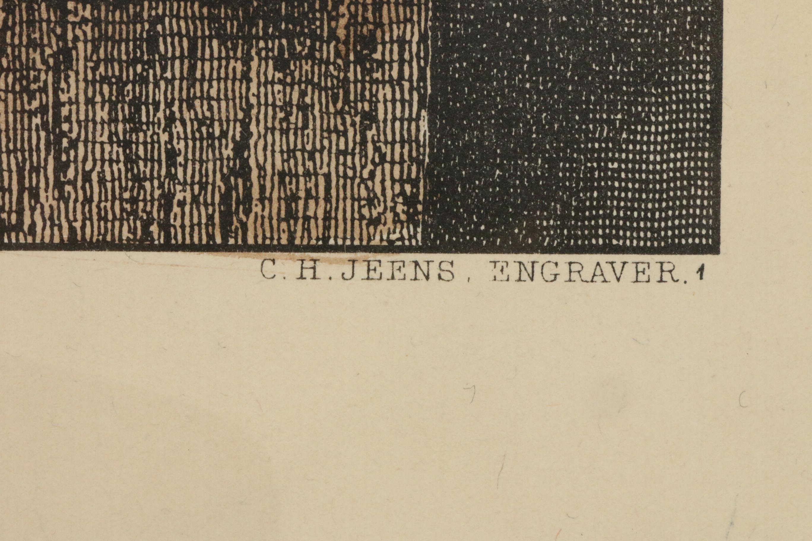 Hand-Colored Engraving after George Lance "The Summer Gift," 20th Century