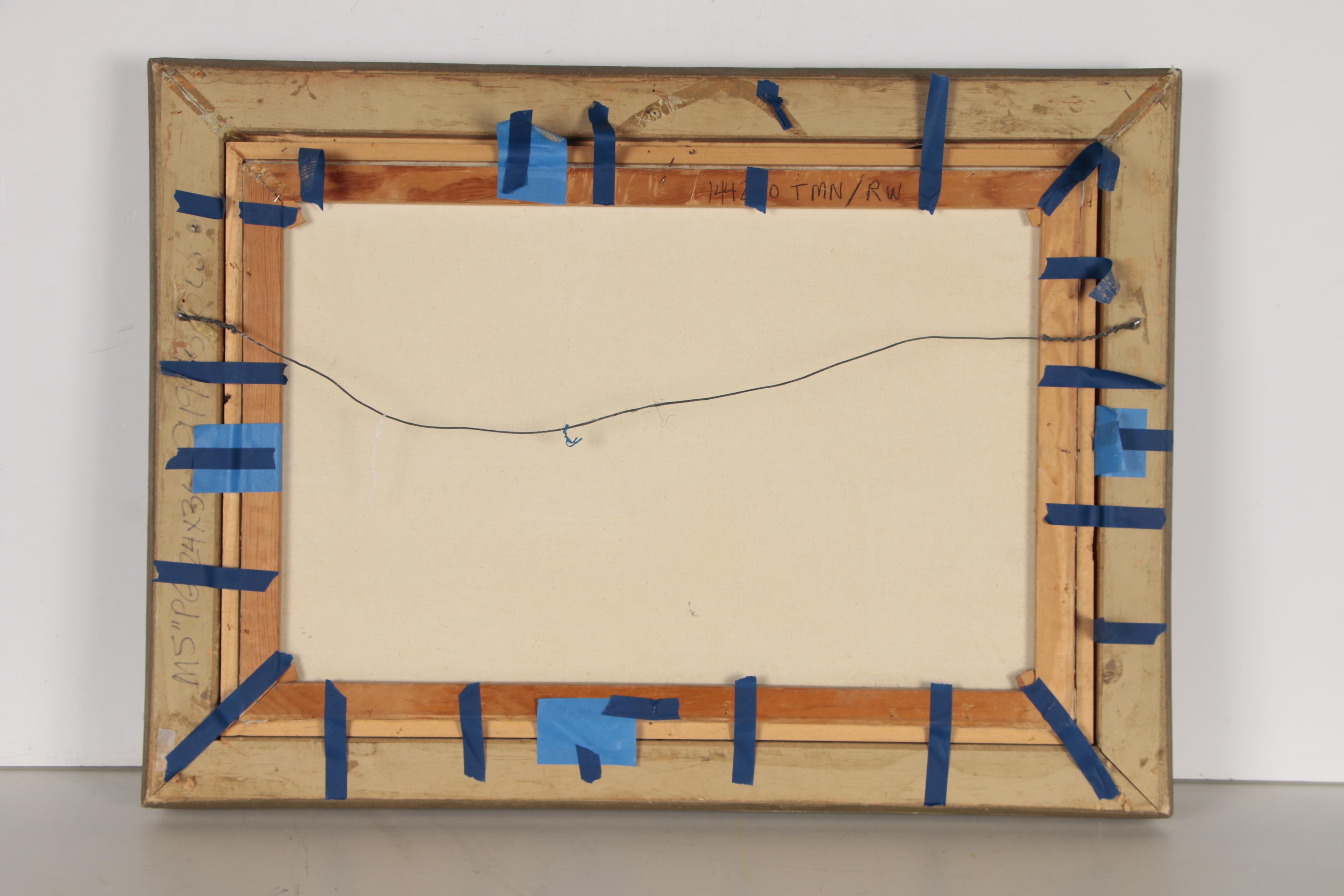 E. J. Cygne Impressionist Style Landscape Oil Painting