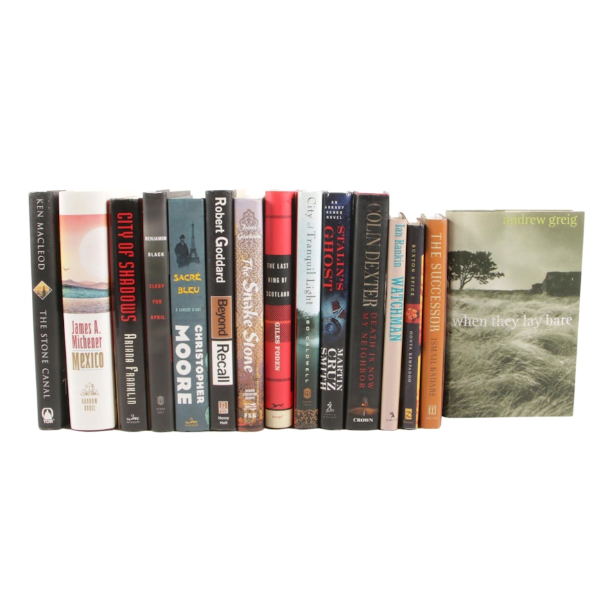 Contemporary Fiction with Signed First Edition "When They Lay Bare" with Others
