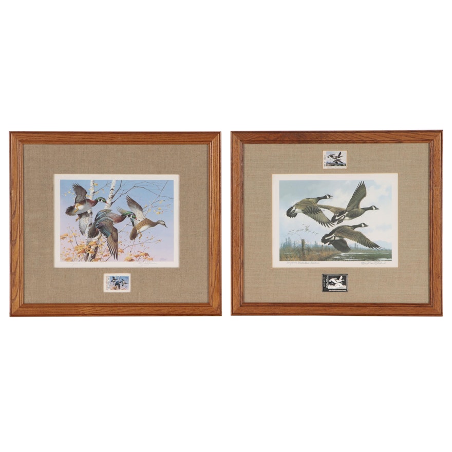 Michael Sieve Offset Lithographs with Waterfowl Stamps