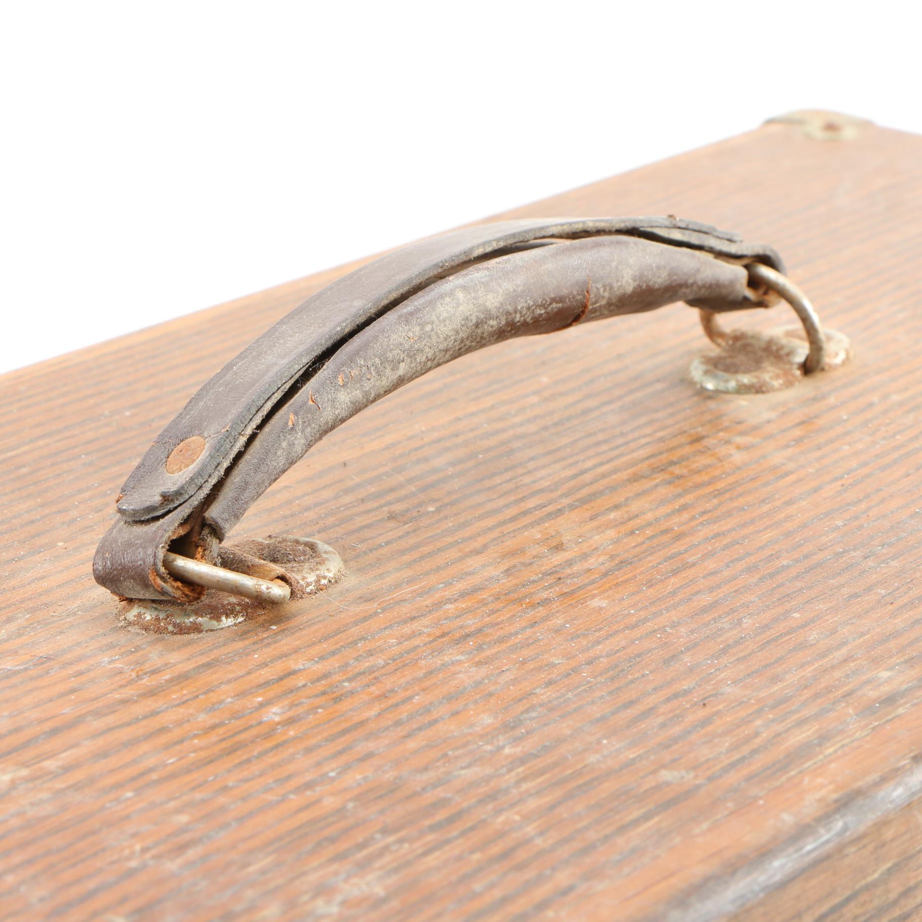 Gerstner & Sons Quarter Sawn Oak Machinist Tool Box, Mid-20th Century