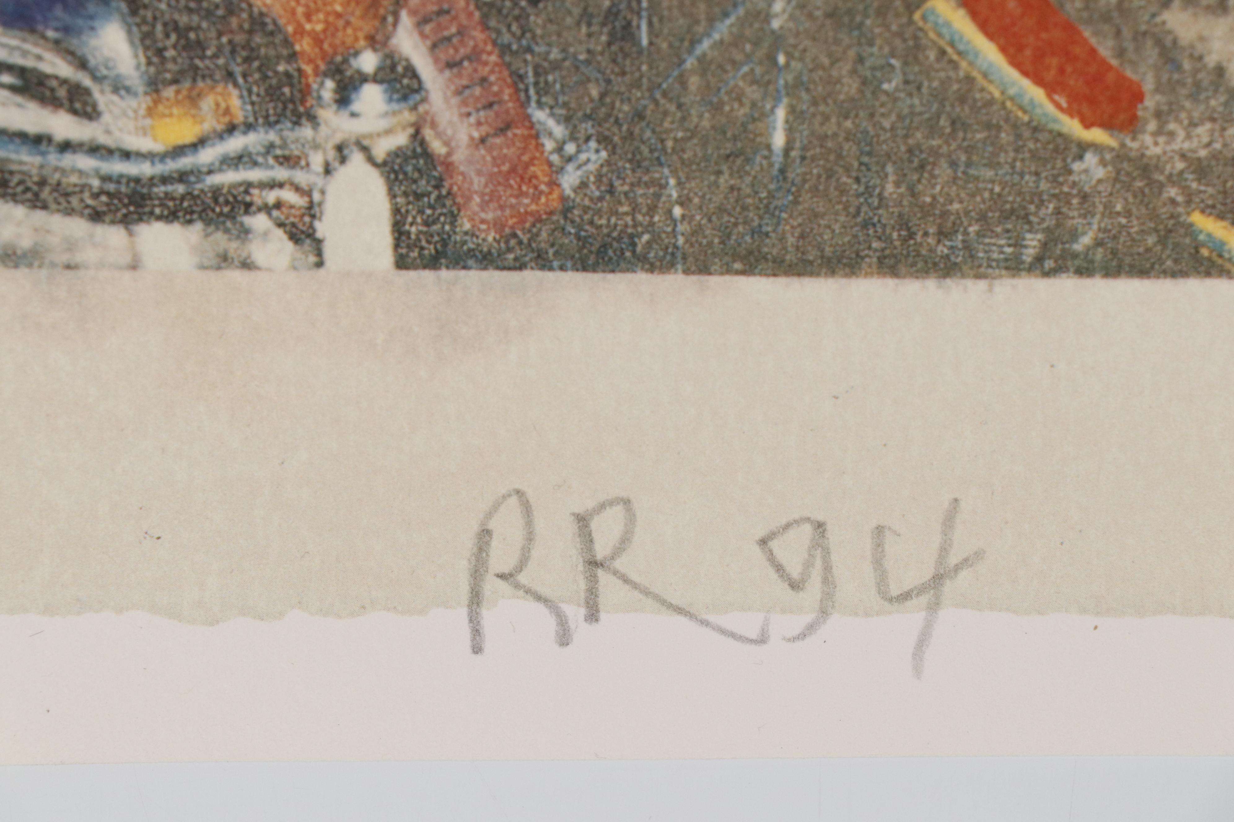 Robert Rauschenberg Offset Lithograph "International Conference on...", 1994