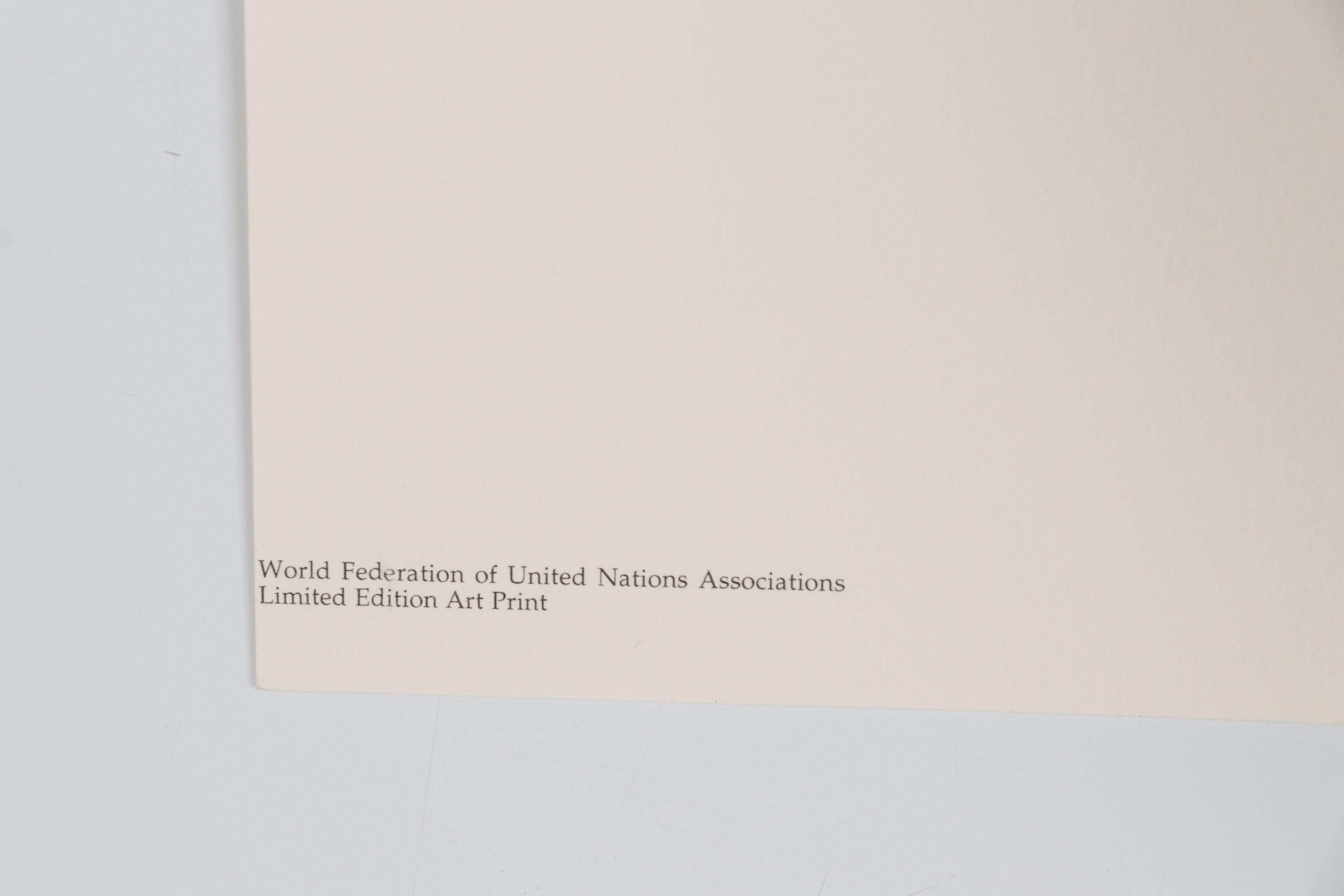 Robert Rauschenberg Offset Lithograph "International Conference on...", 1994