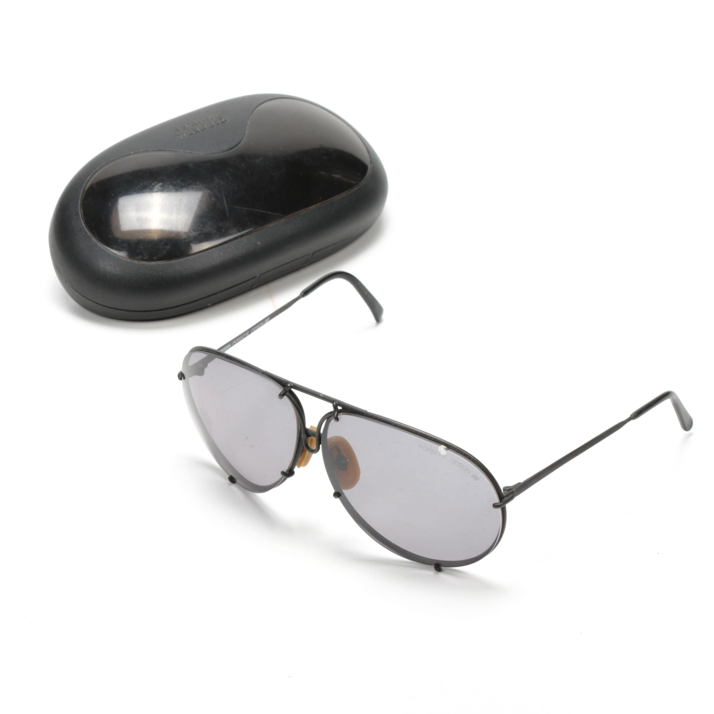 Porsche Design by Carrera Aviator Sunglasses with Replacement Lenses and Case