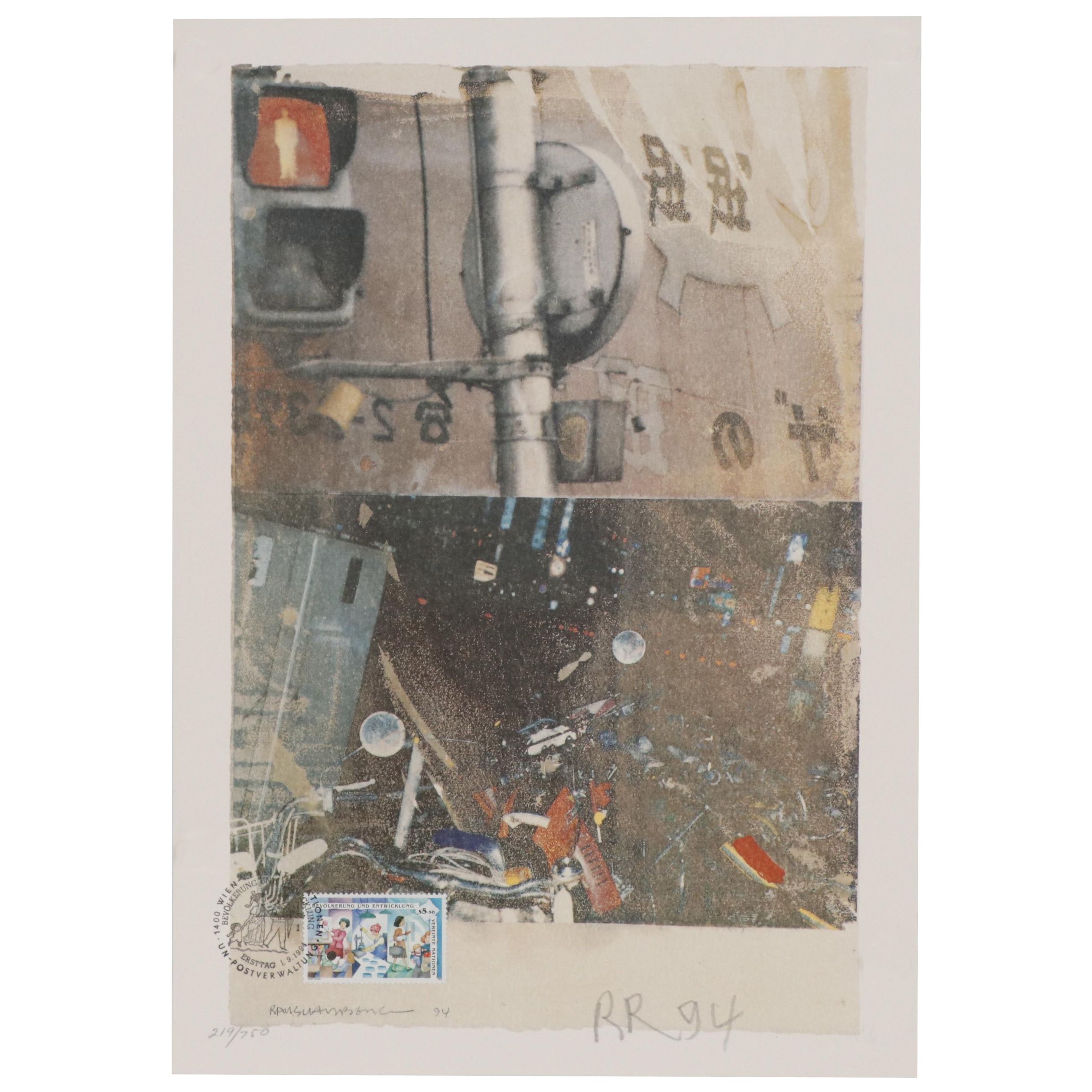 Robert Rauschenberg Offset Lithograph "International Conference on...", 1994