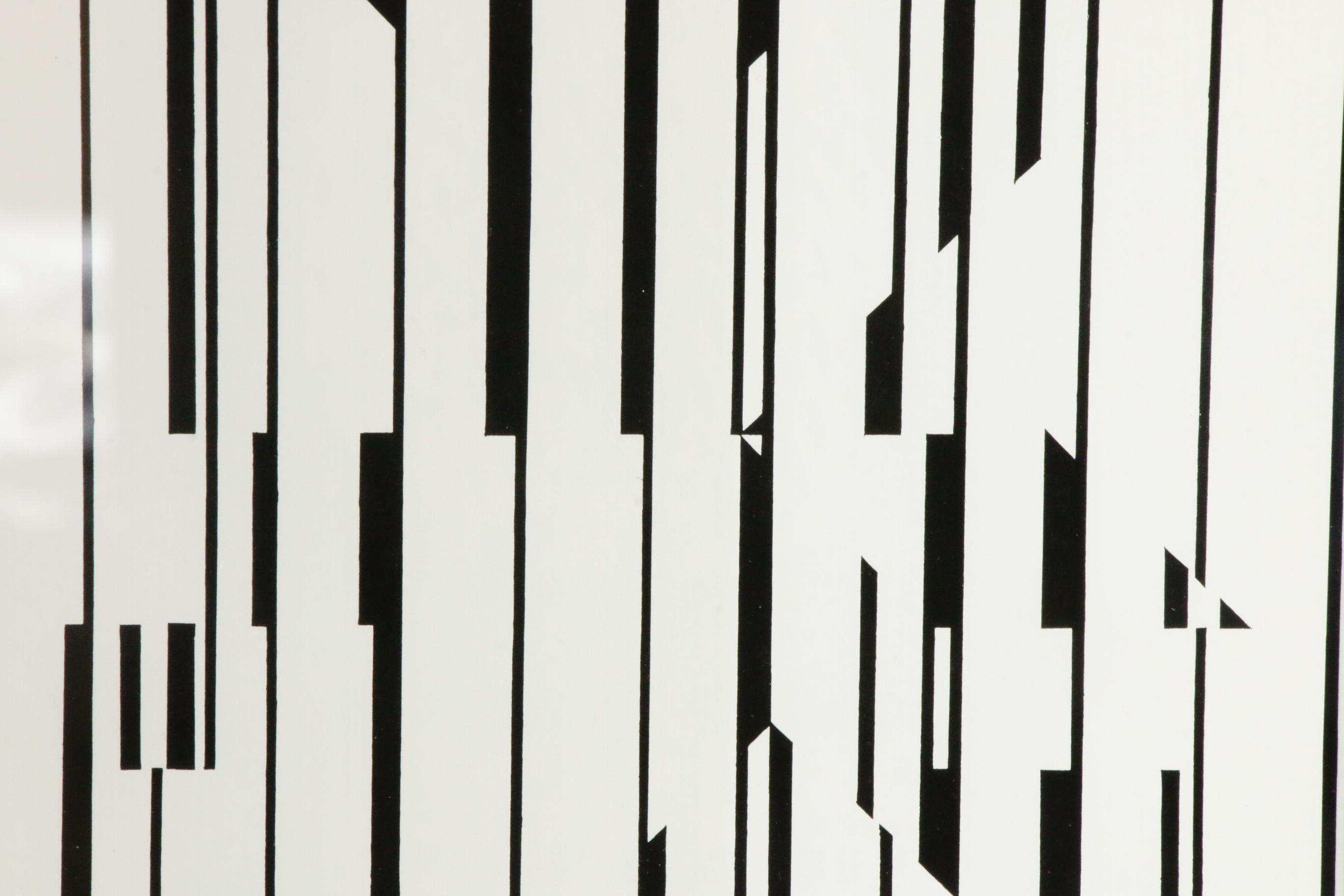 Op Art Serigraphs After Victor Vasarely "Altair" and "Bora," 1965