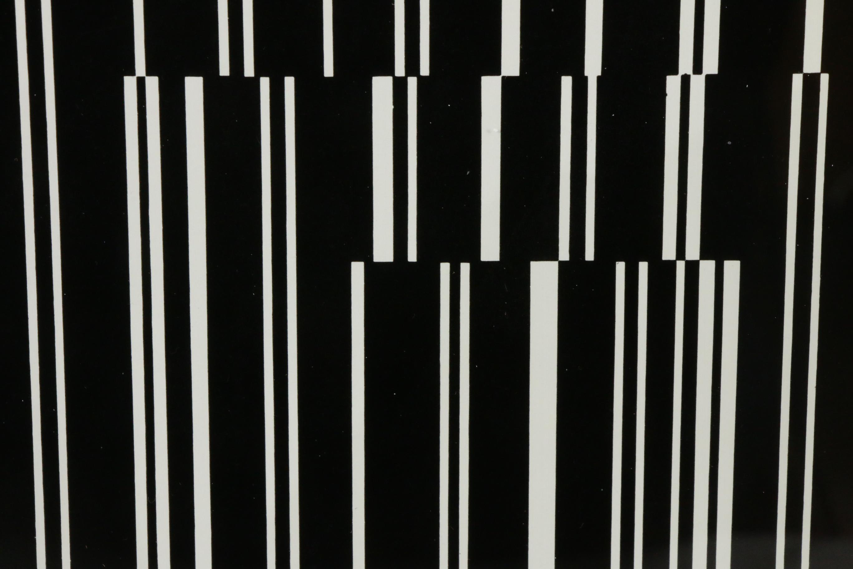 Op Art Serigraphs After Victor Vasarely "Altair" and "Bora," 1965