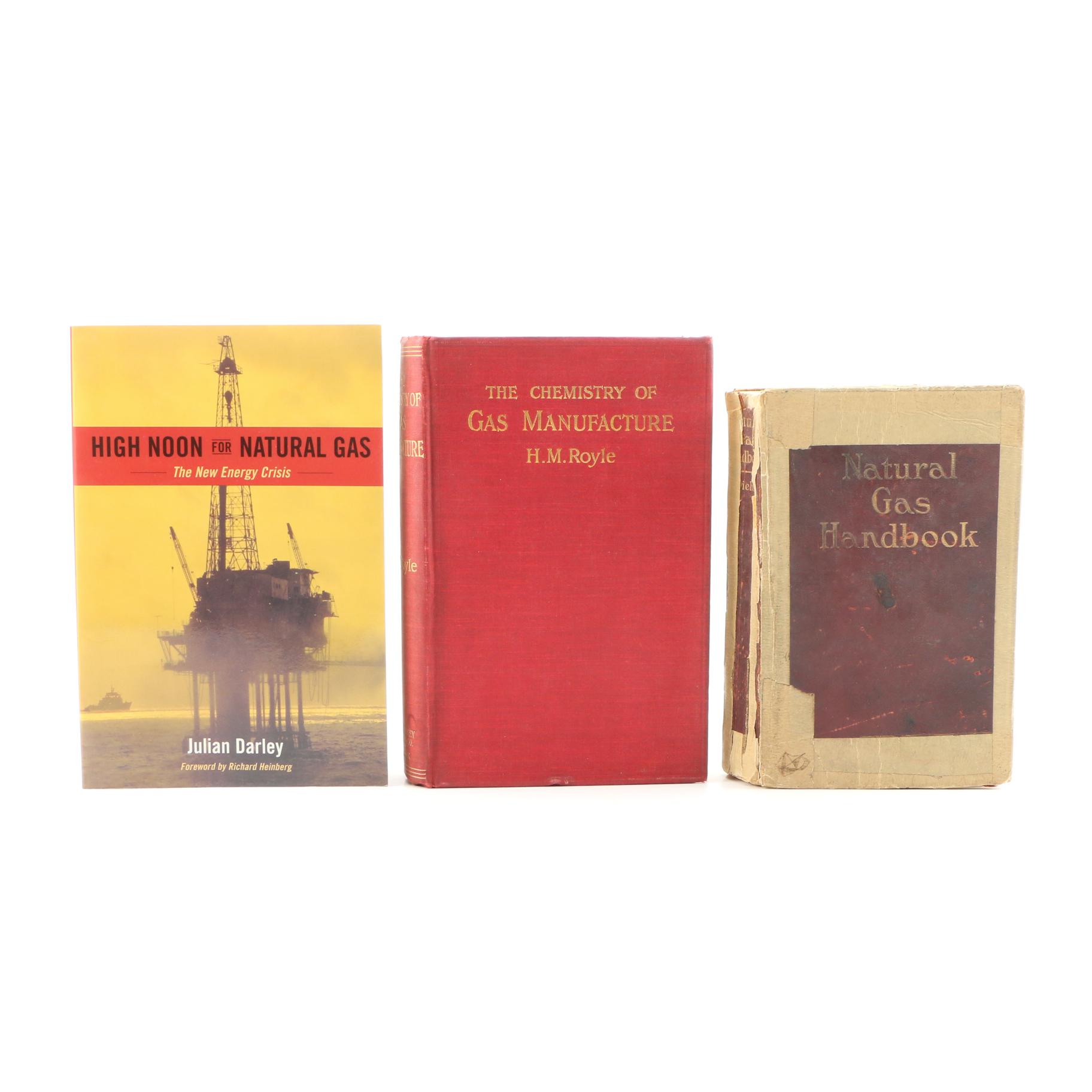1929 "Natural Gas Handbook" with Additional Gas Handbooks, Catalogs and Manuals