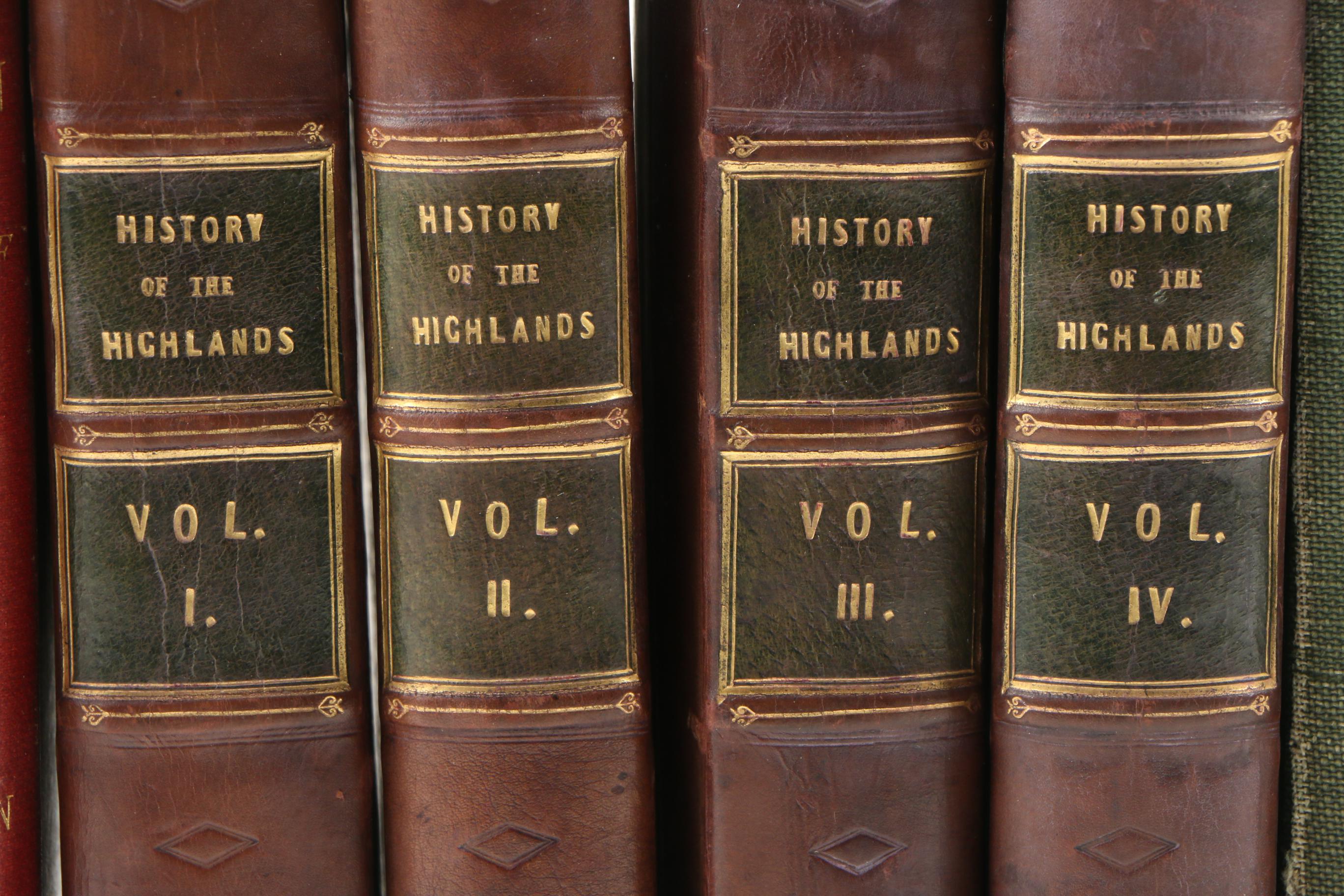 Scottish History Books Including "A History of the Highlands" by James Browne