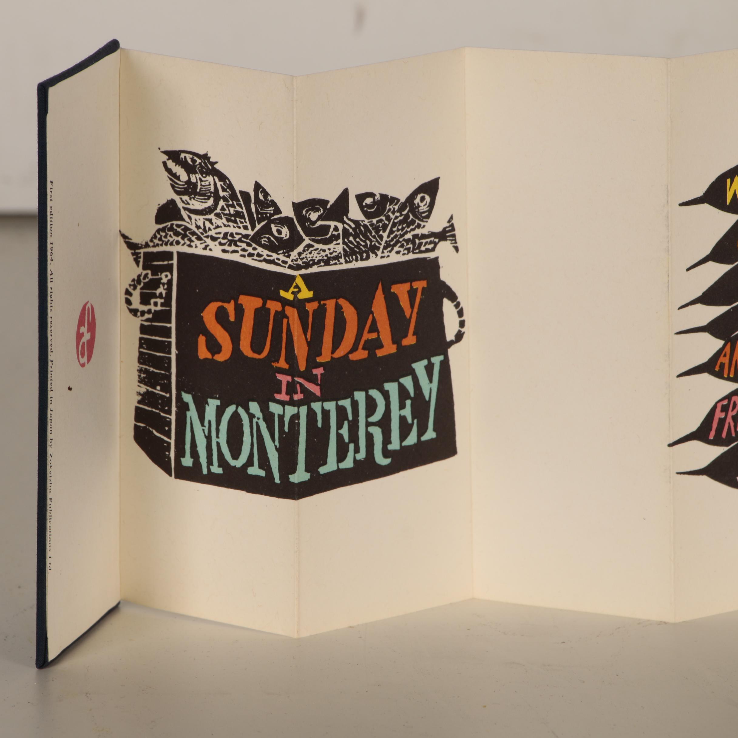 1964 First Edition "A Sunday in Monterey" by Antonio Frasconi