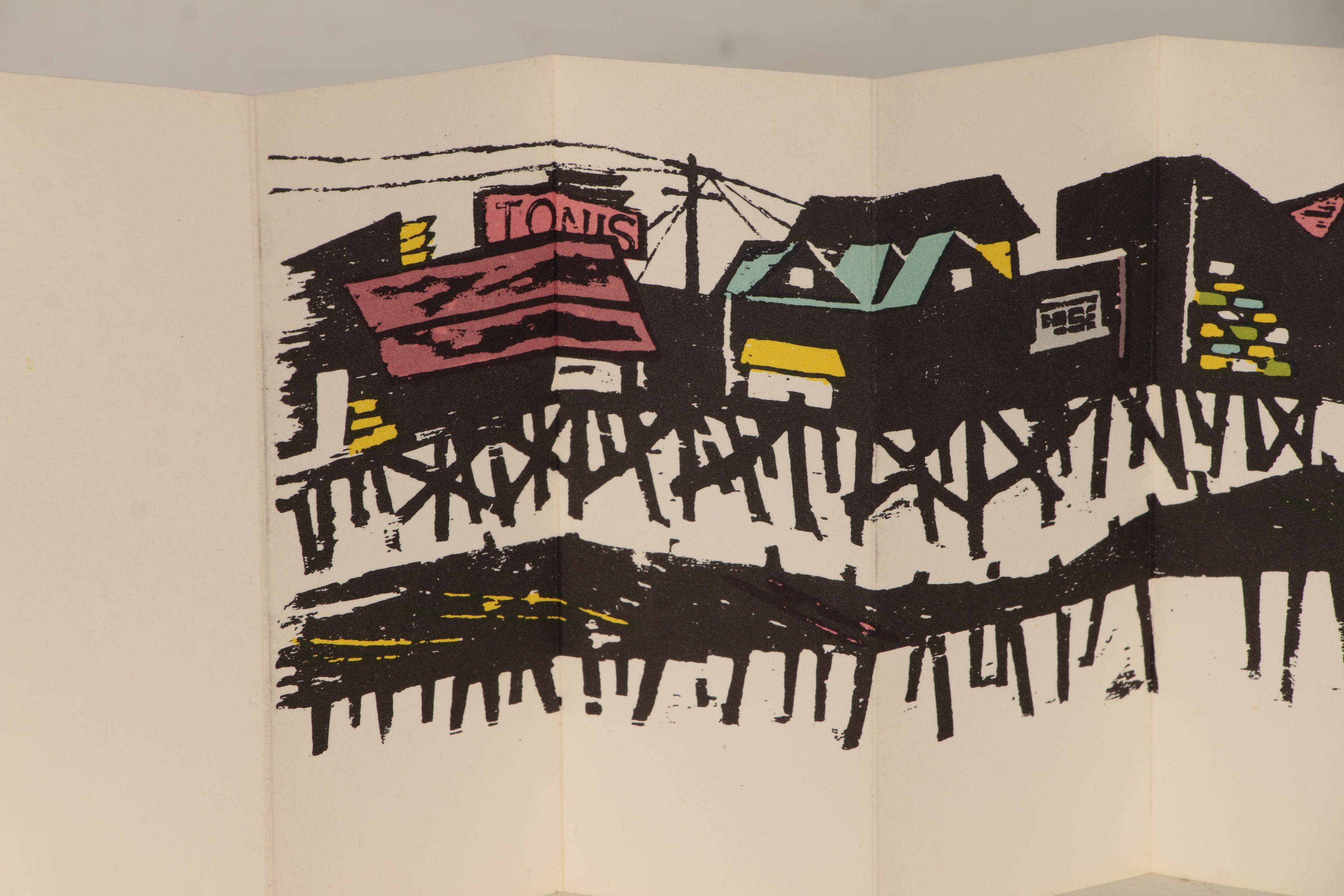 1964 First Edition "A Sunday in Monterey" by Antonio Frasconi