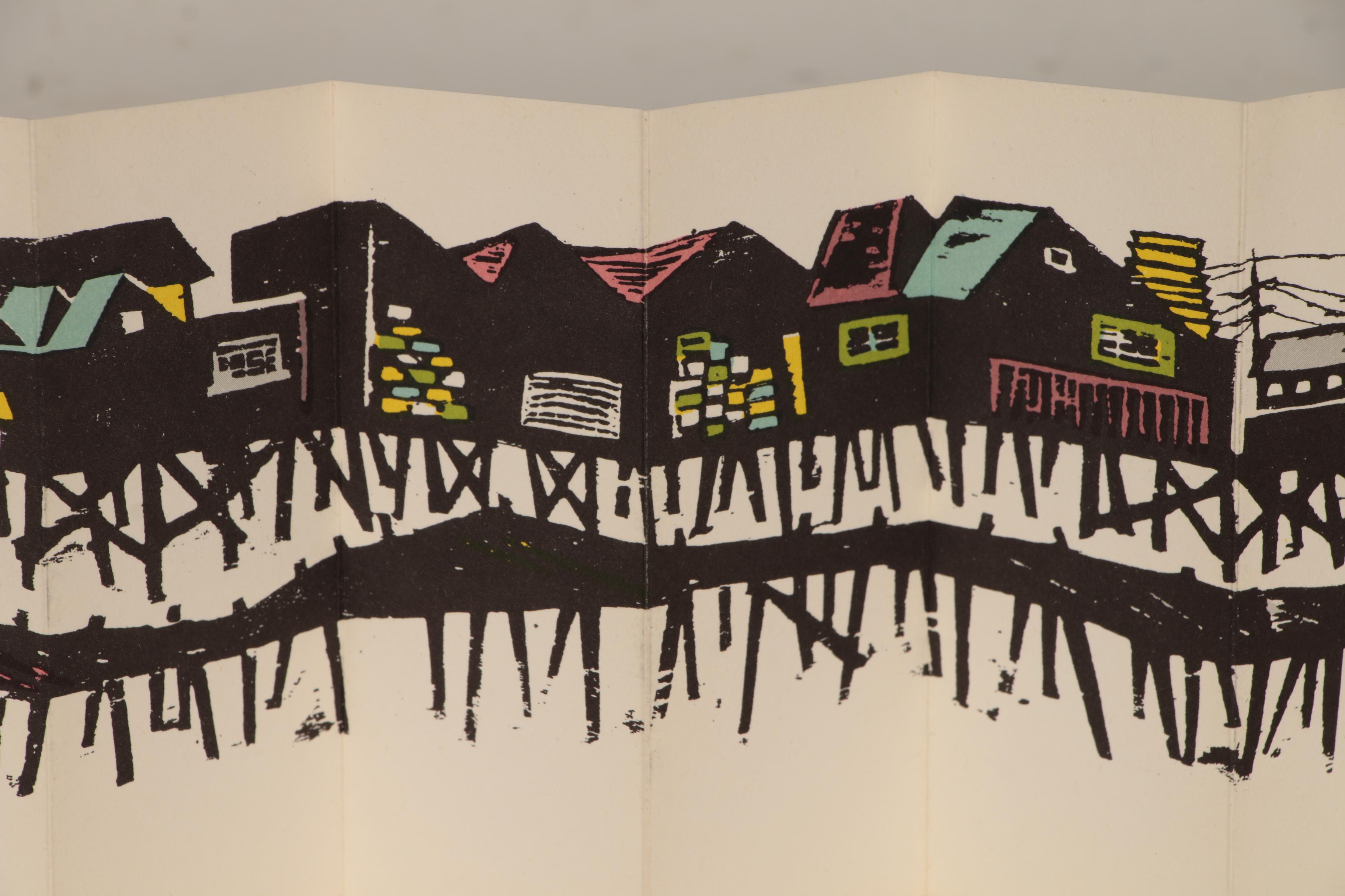 1964 First Edition "A Sunday in Monterey" by Antonio Frasconi