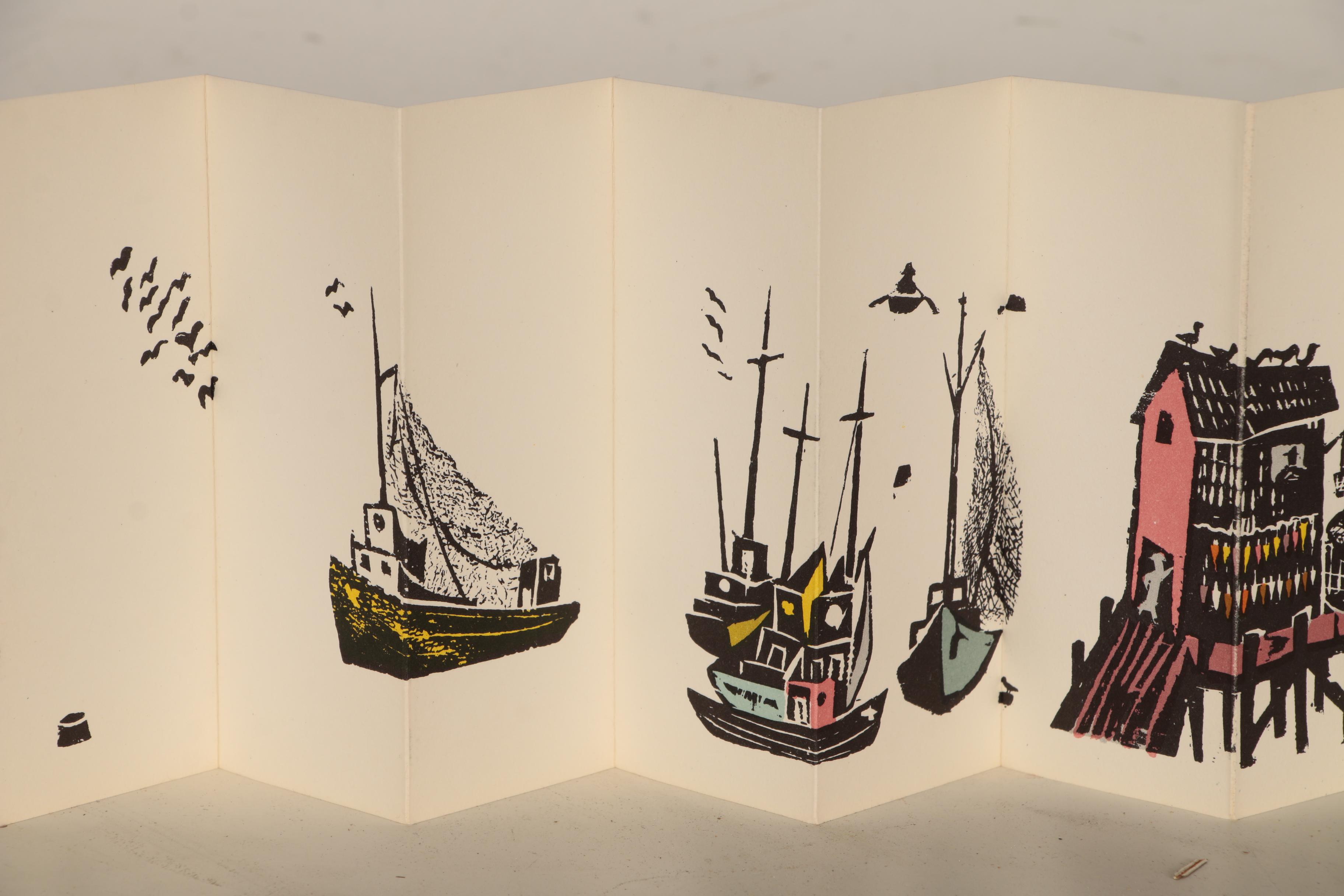 1964 First Edition "A Sunday in Monterey" by Antonio Frasconi