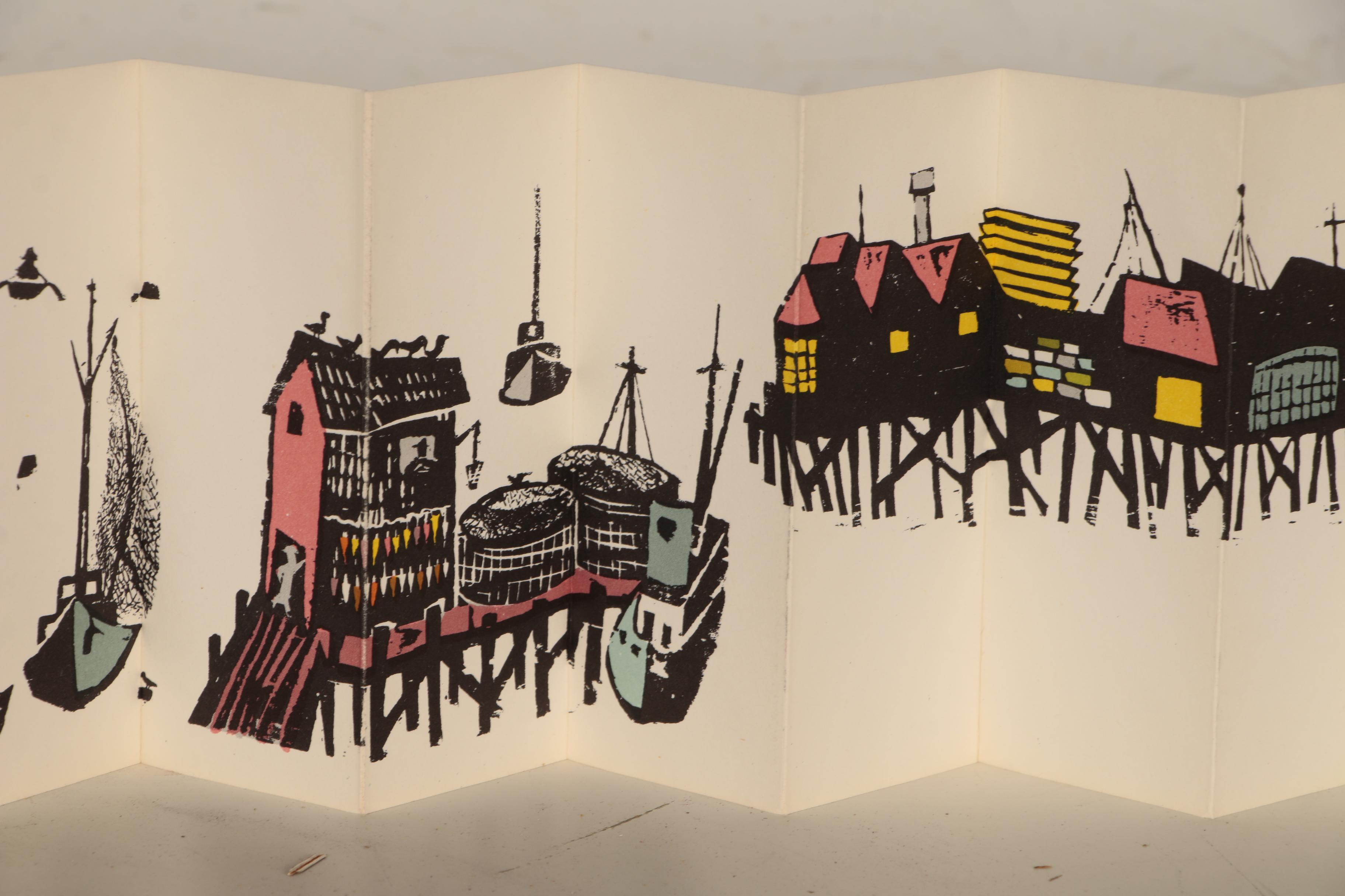 1964 First Edition "A Sunday in Monterey" by Antonio Frasconi