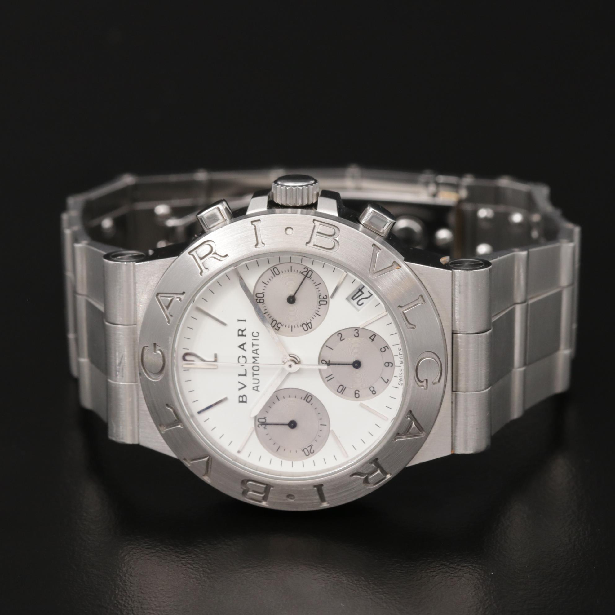 Bulgari Diagono Chronograph Stainless Steel Automatic Watch