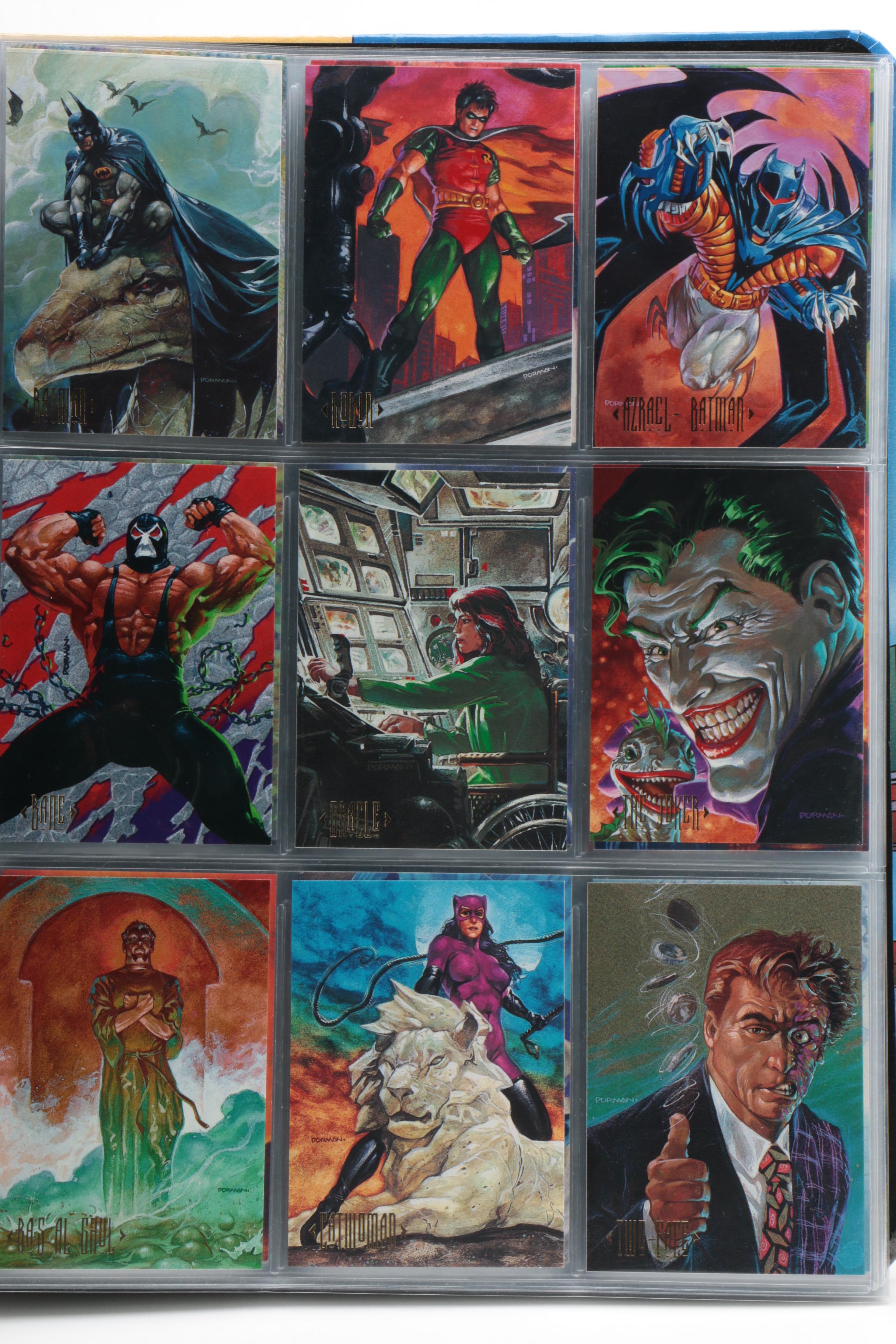 DC Comic and Marvel Trading Cards, 1990s