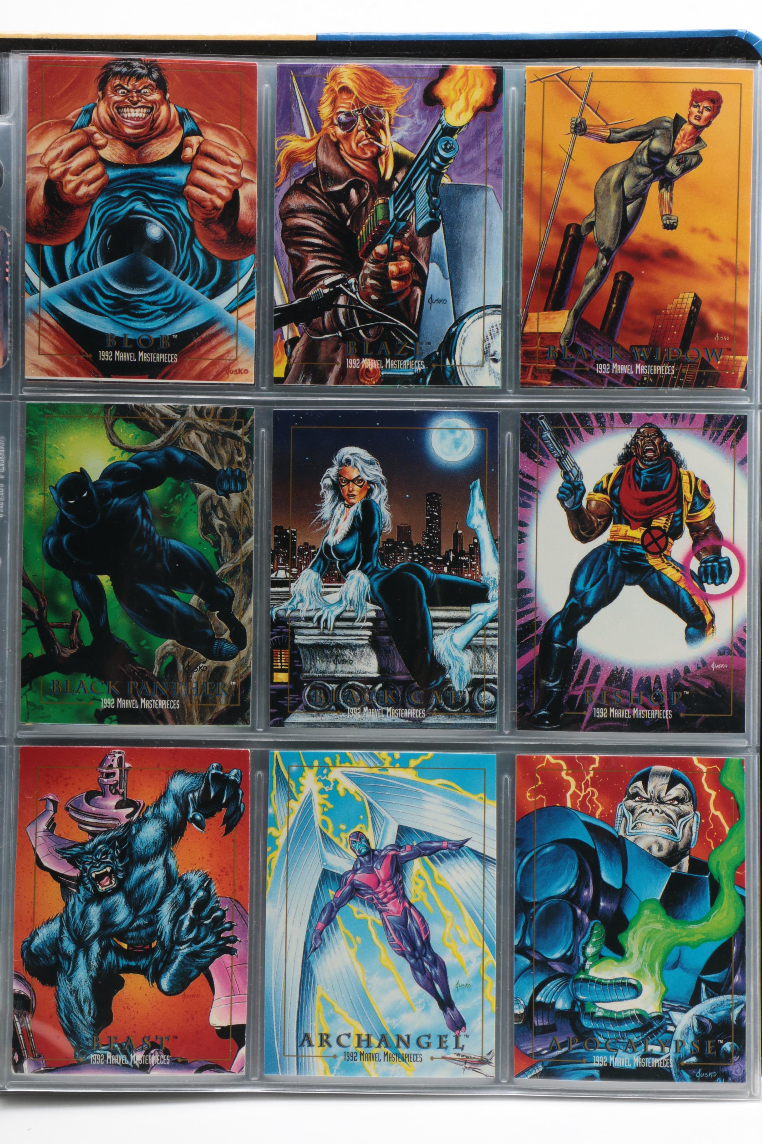 DC Comic and Marvel Trading Cards, 1990s